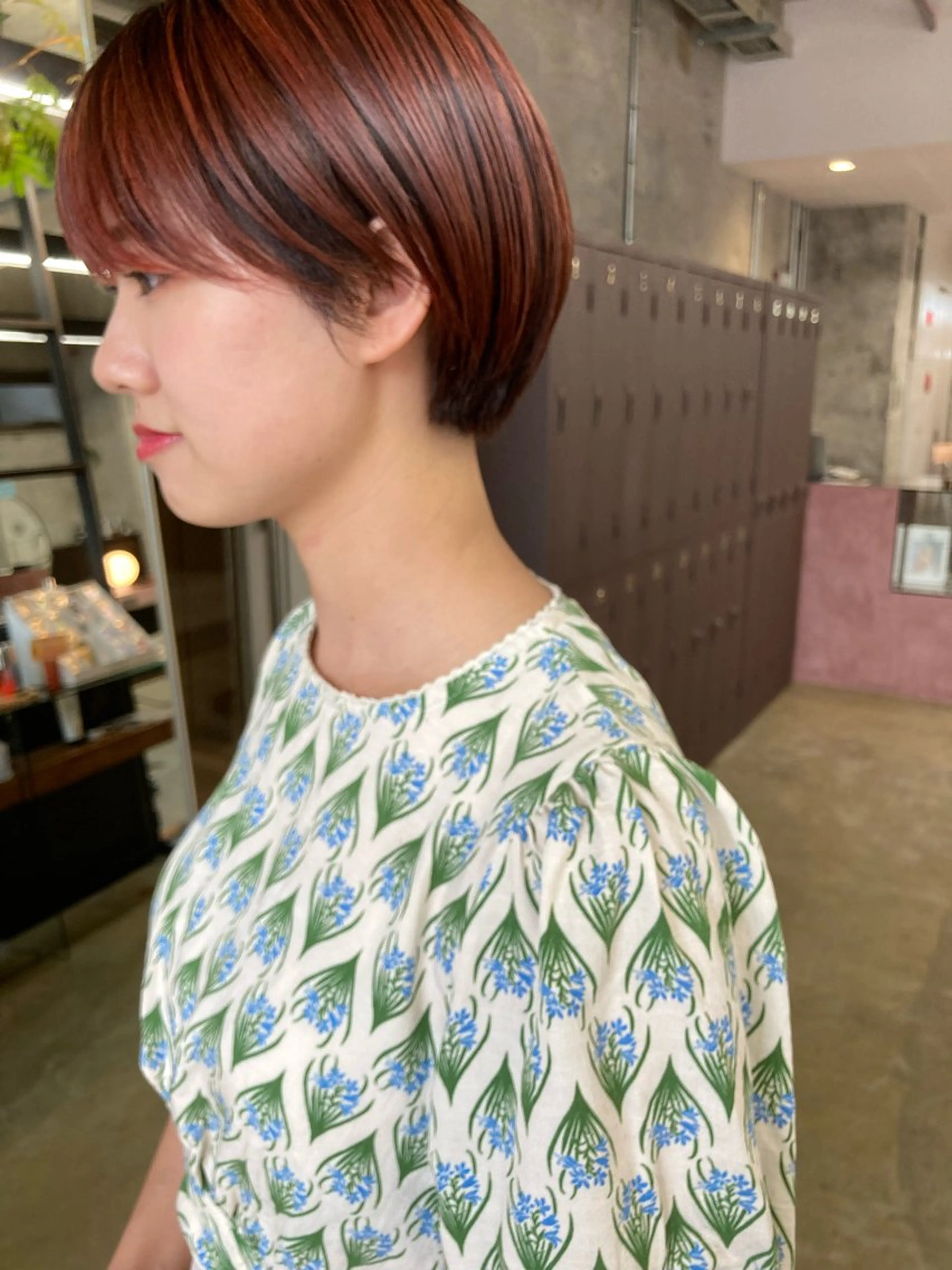 ショート カラー ハイライトカラー ハイライト 小木曽智美 /ボブ/ショートのヘアスタイル