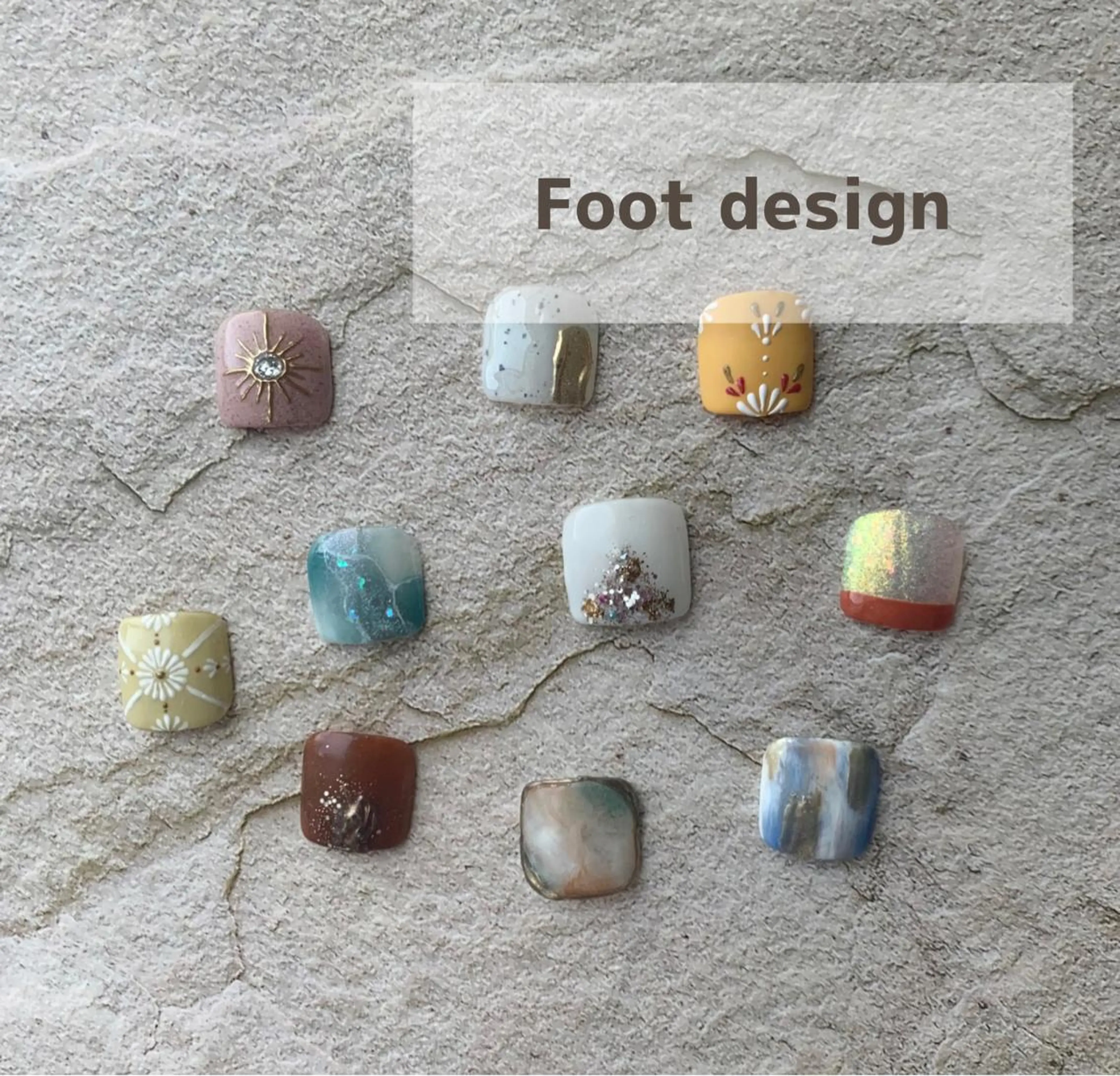 ネイル フットネイル nail room Ly'leaのネイルデザイン