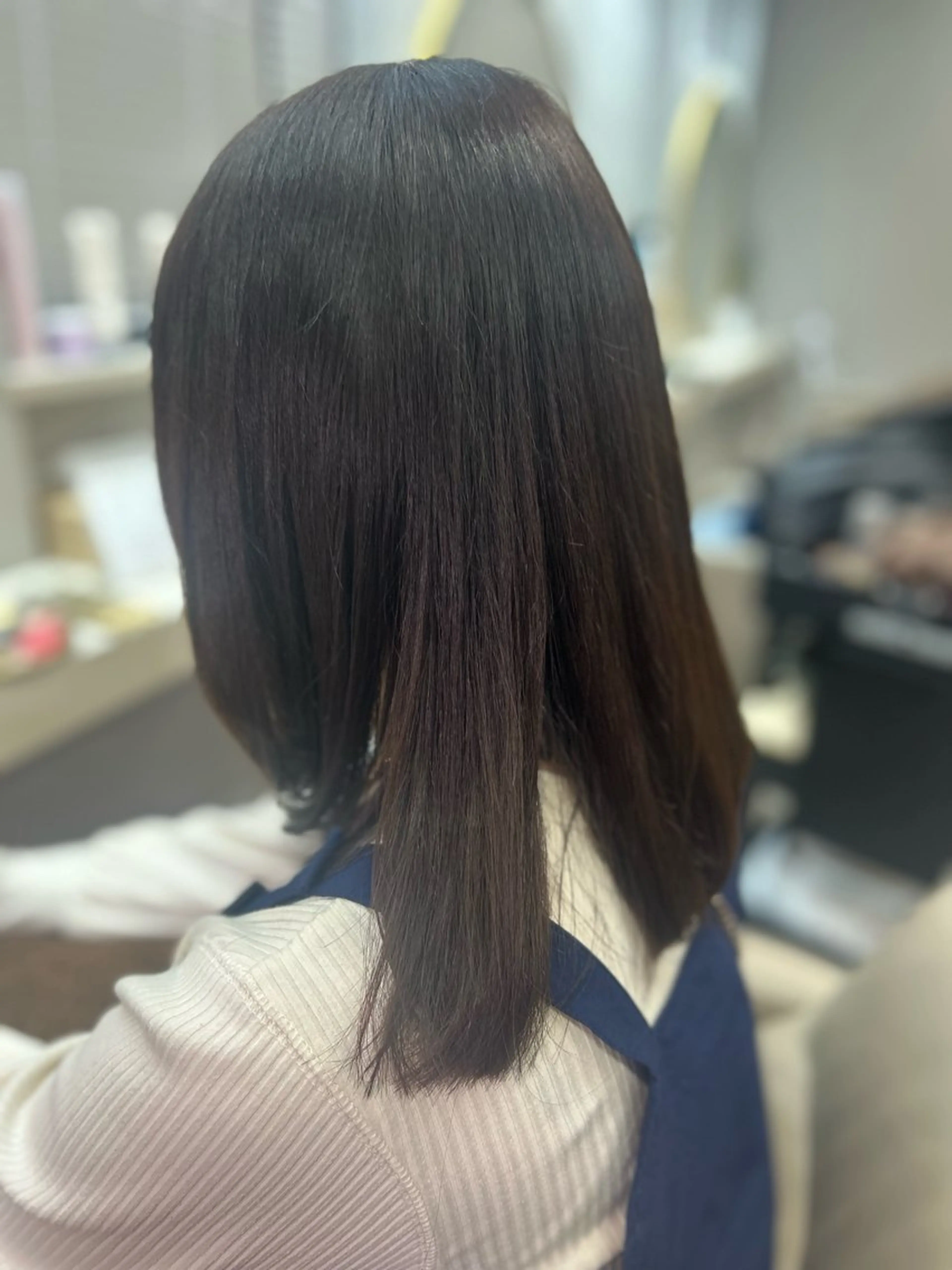 セミロング カット ヘアカラー 池田 太一のヘアスタイル