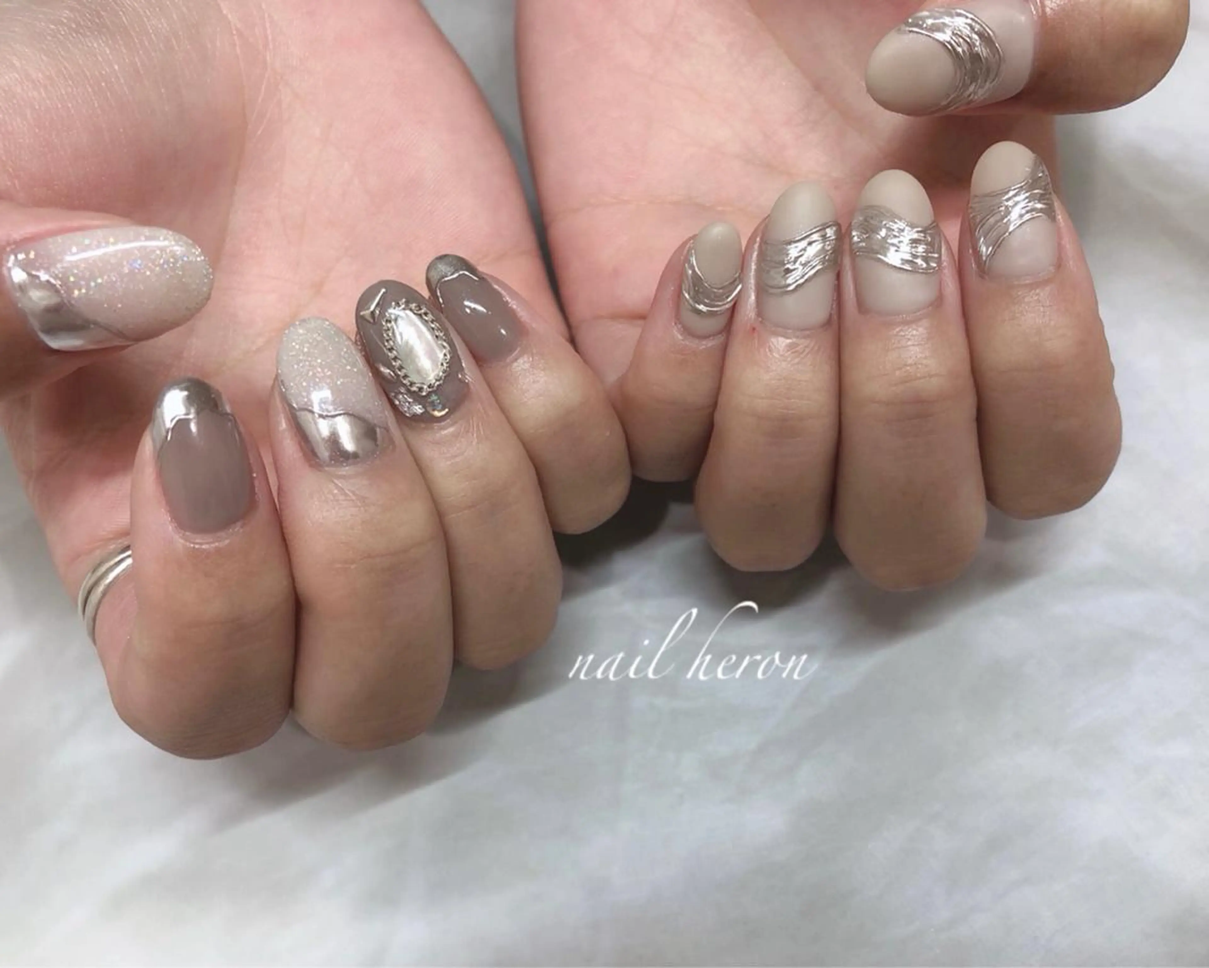 ネイル saki_ nail heronのネイルデザイン
