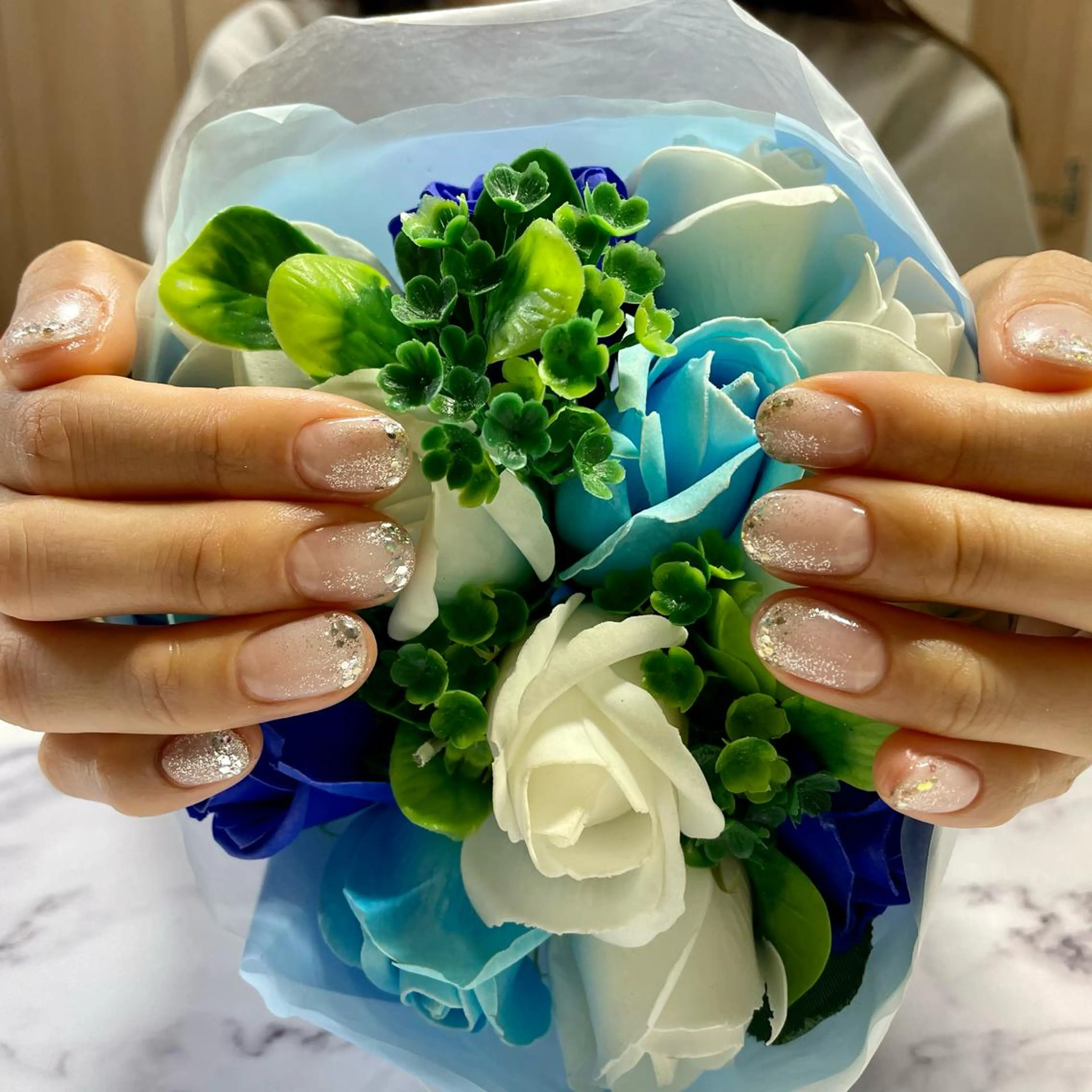 ネイル グラデーション 奥園 良恵のネイルデザイン