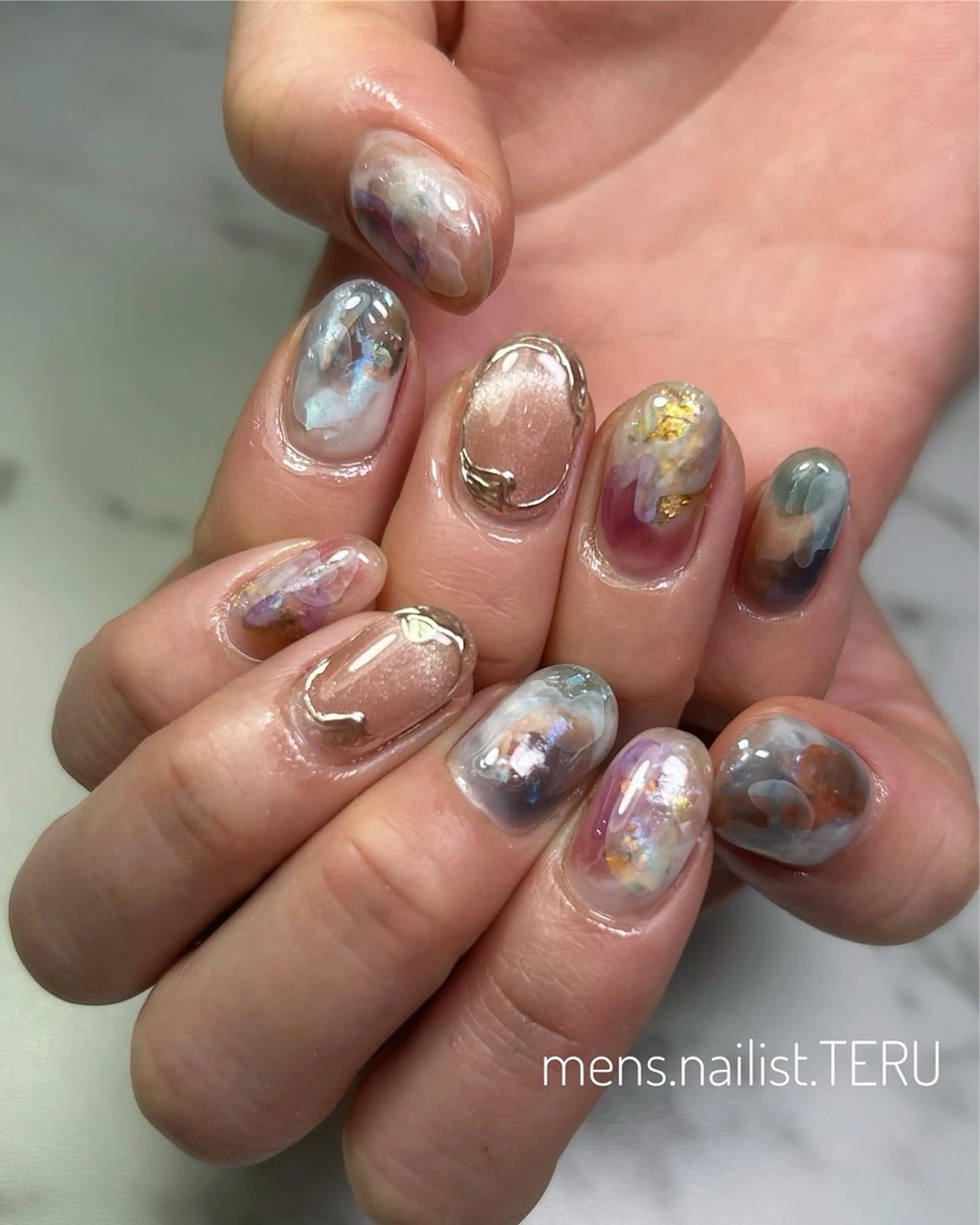 ネイル メンズネイル nailsalon ETERNALのネイルデザイン