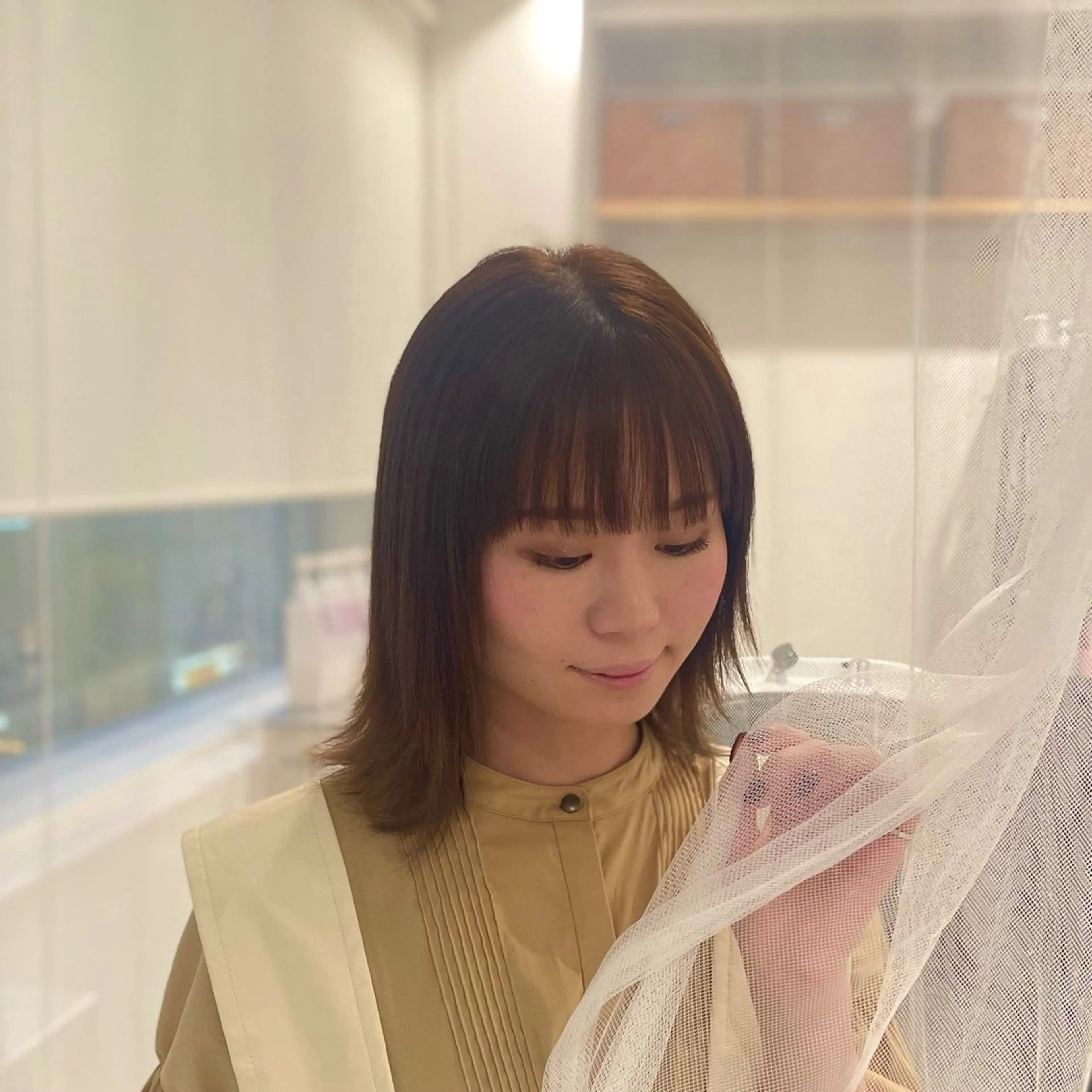 セミロング カラー GaKu/ハイトーン /ブリーチ/レイヤーのヘアスタイル