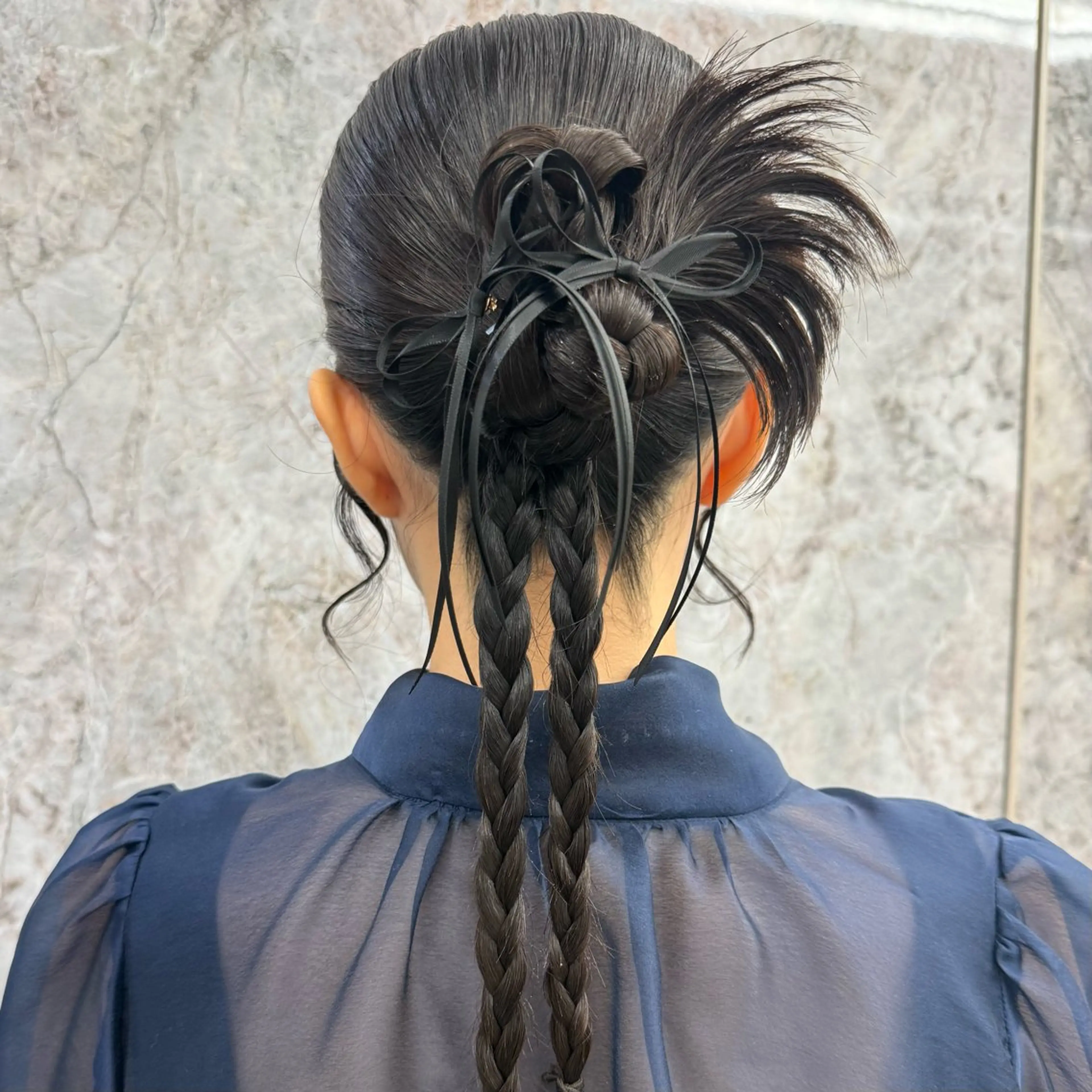 💒💕結婚式やお出かけに💒💕🇰🇷流行りのカチモリヘア🇰🇷の写真