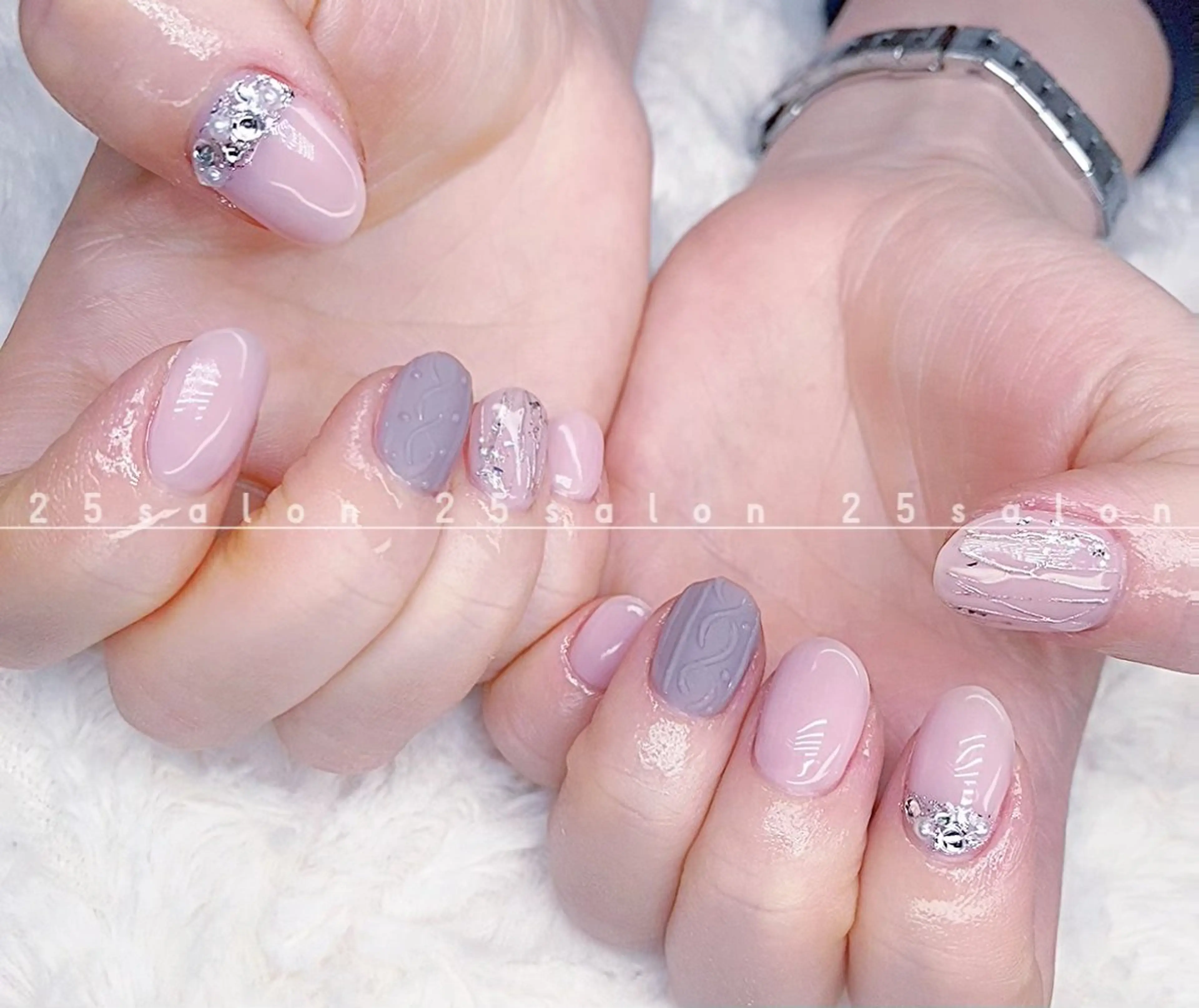 ネイル オーロラネイル チークネイル フットネイル フレンチネイル ジェルネイル 2 5のマツエク・マツパデザイン