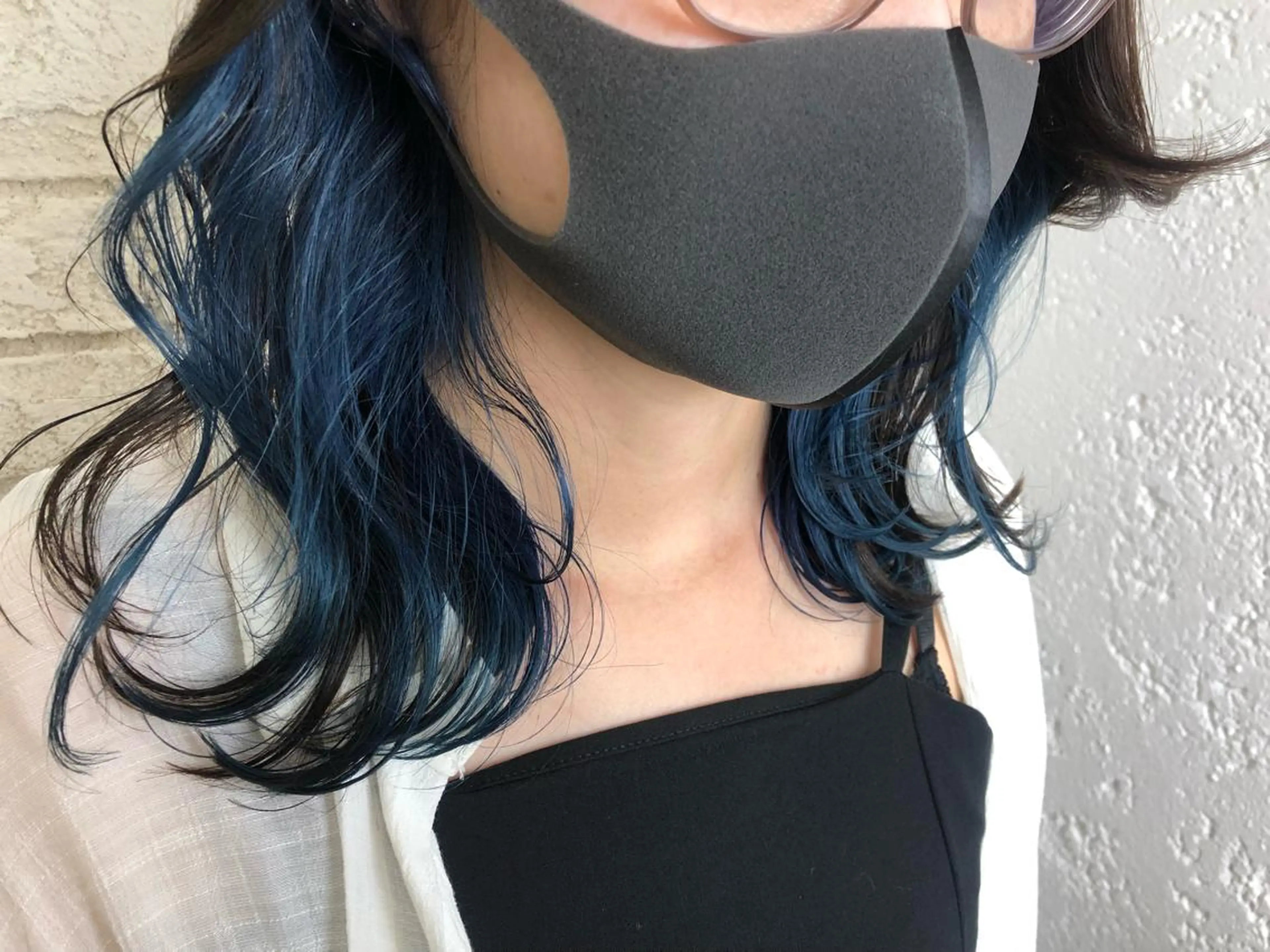 ミディアム カラー カット ヘアカラー トリートメント ヘッドスパ ヘアセット ️韓国ヘア／レイヤー カットYūka❤️のヘアスタイル