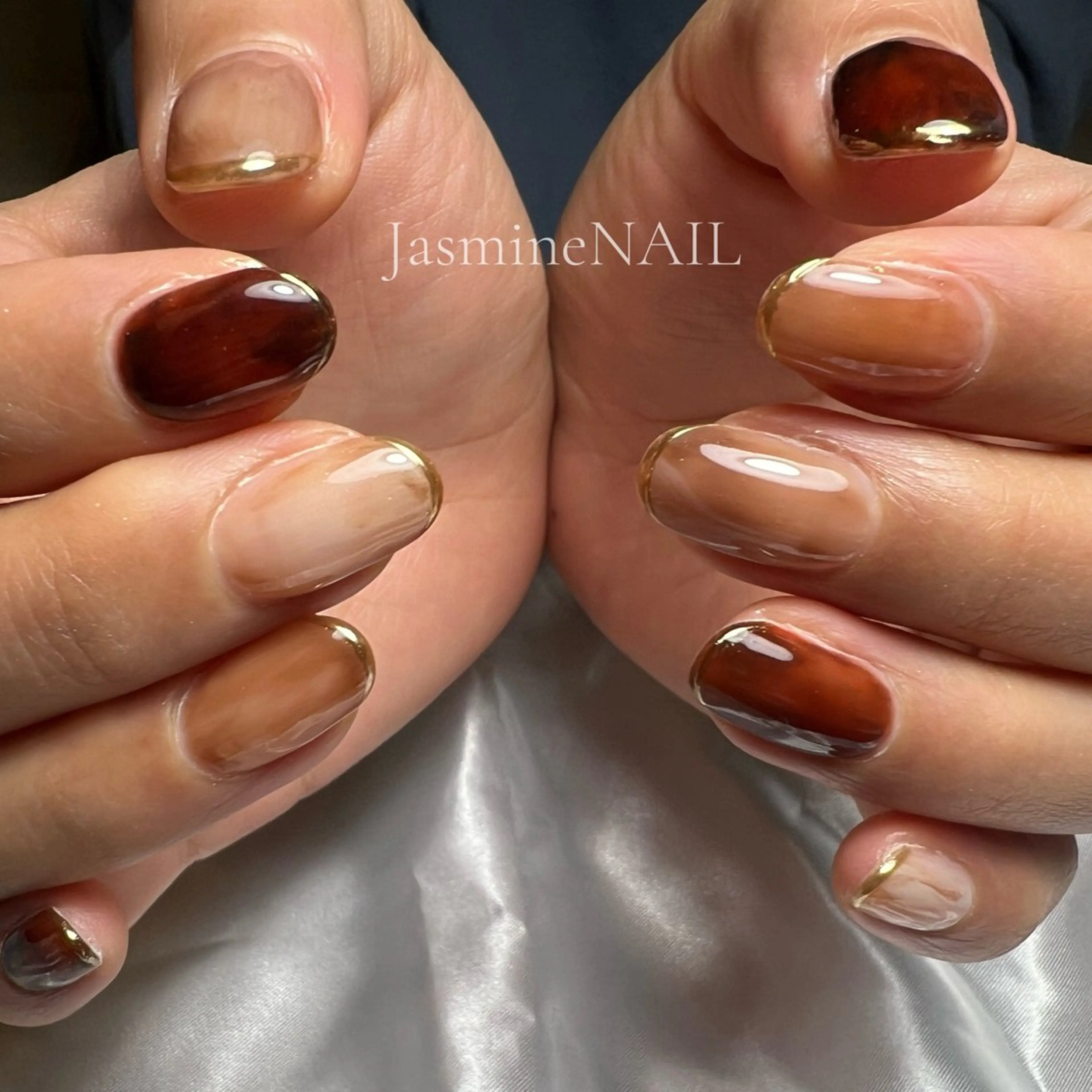 ミディアム 越谷ネイル🌙 marikoのネイルデザイン