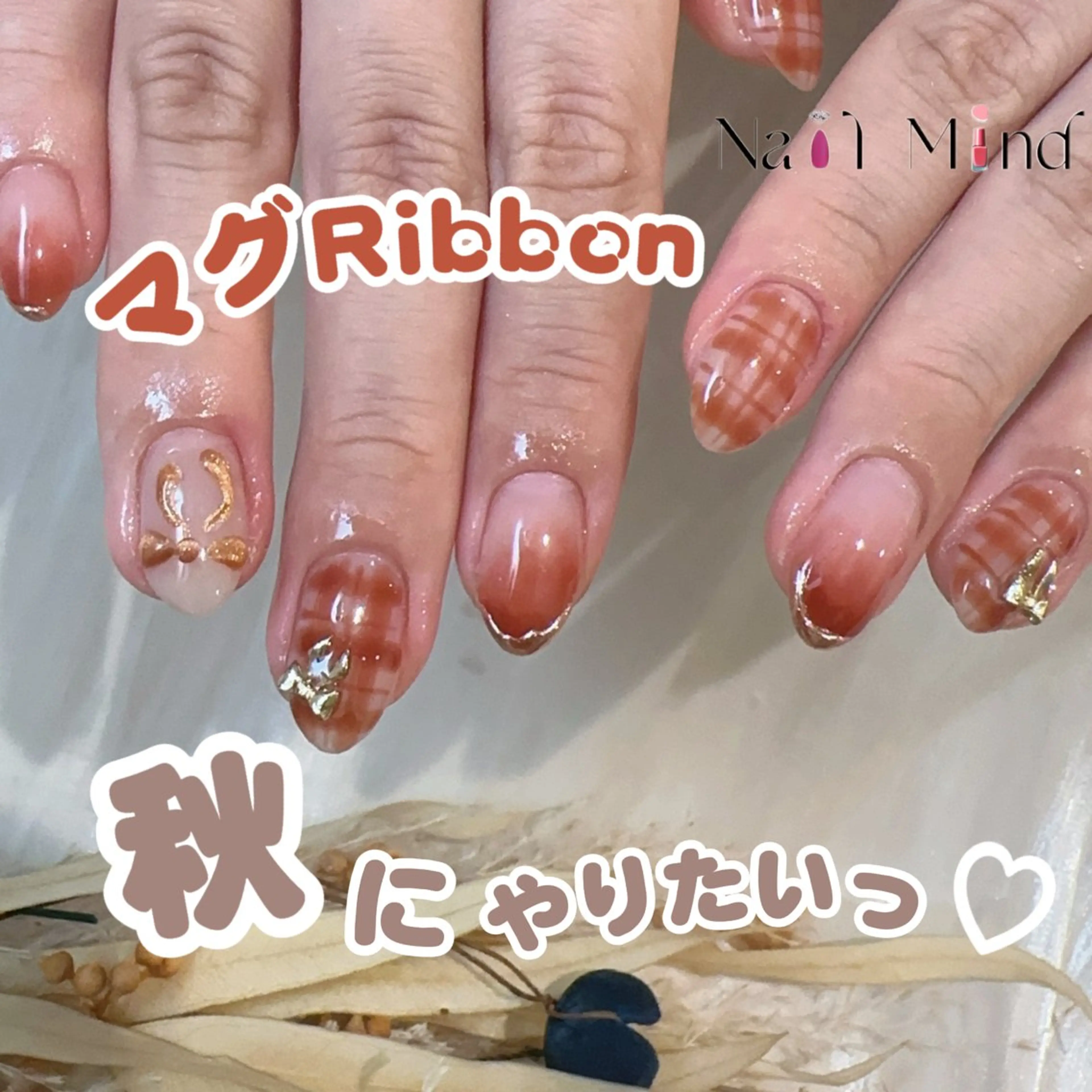 ネイル ジェルネイル ガーリー マグネットネイル 持ち込み パラジェル ハンドネイル Nail Mind (NaONail）のネイルデザイン