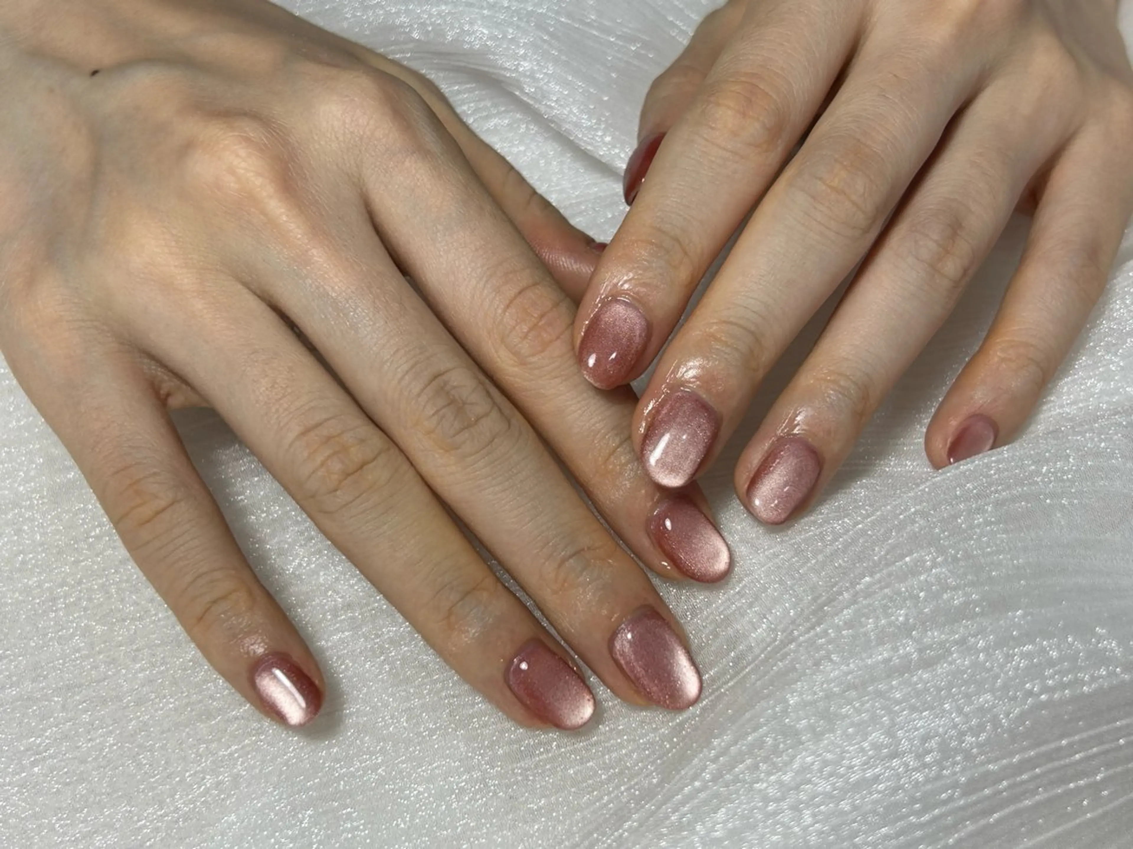 ネイル オーロラネイル 桜ネイル フラワーネイル フットネイル フレンチネイル ハンドネイル mogunail &blowのネイルデザイン