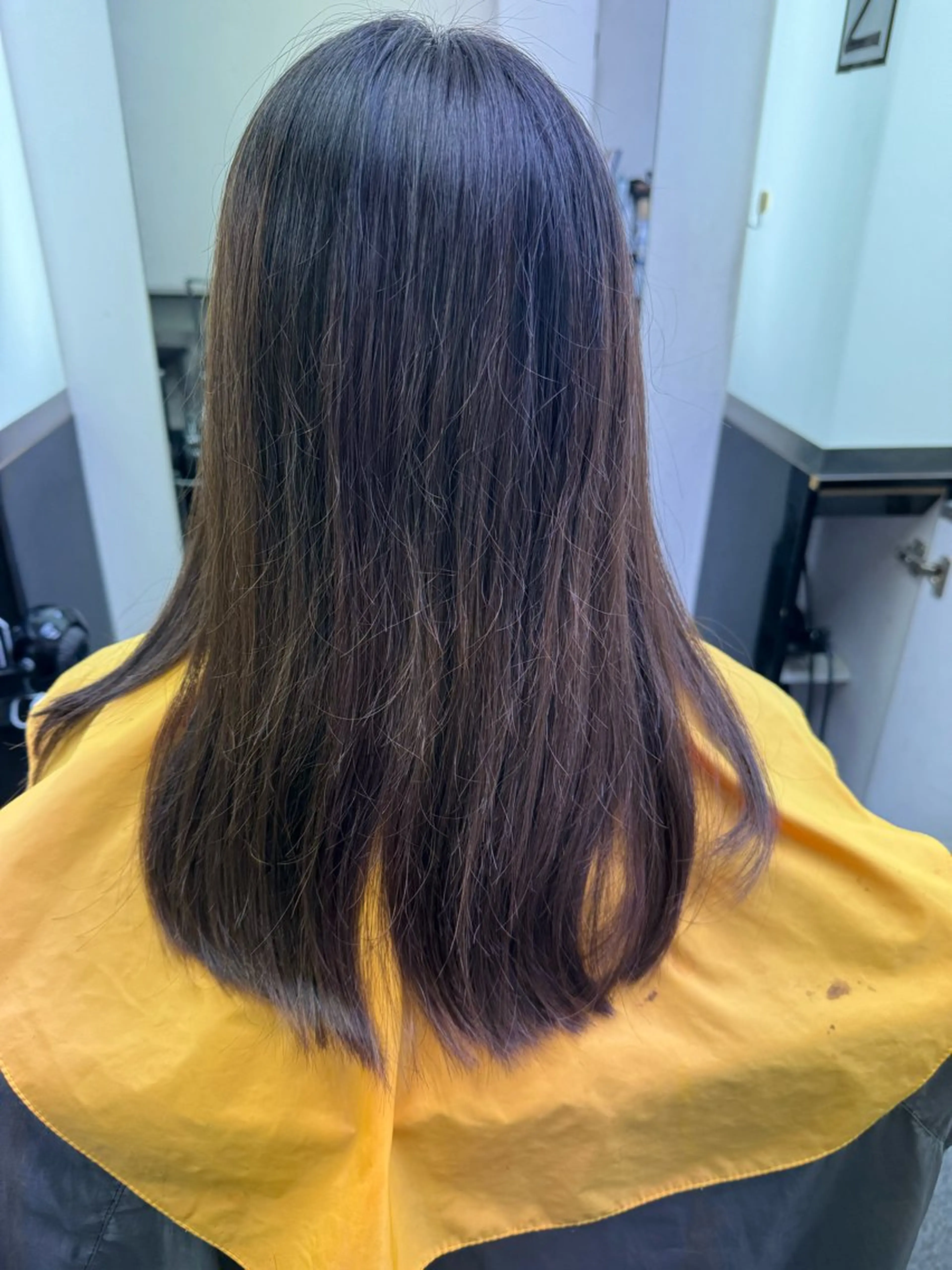 ロング ふくもと ゆうこのヘアスタイル