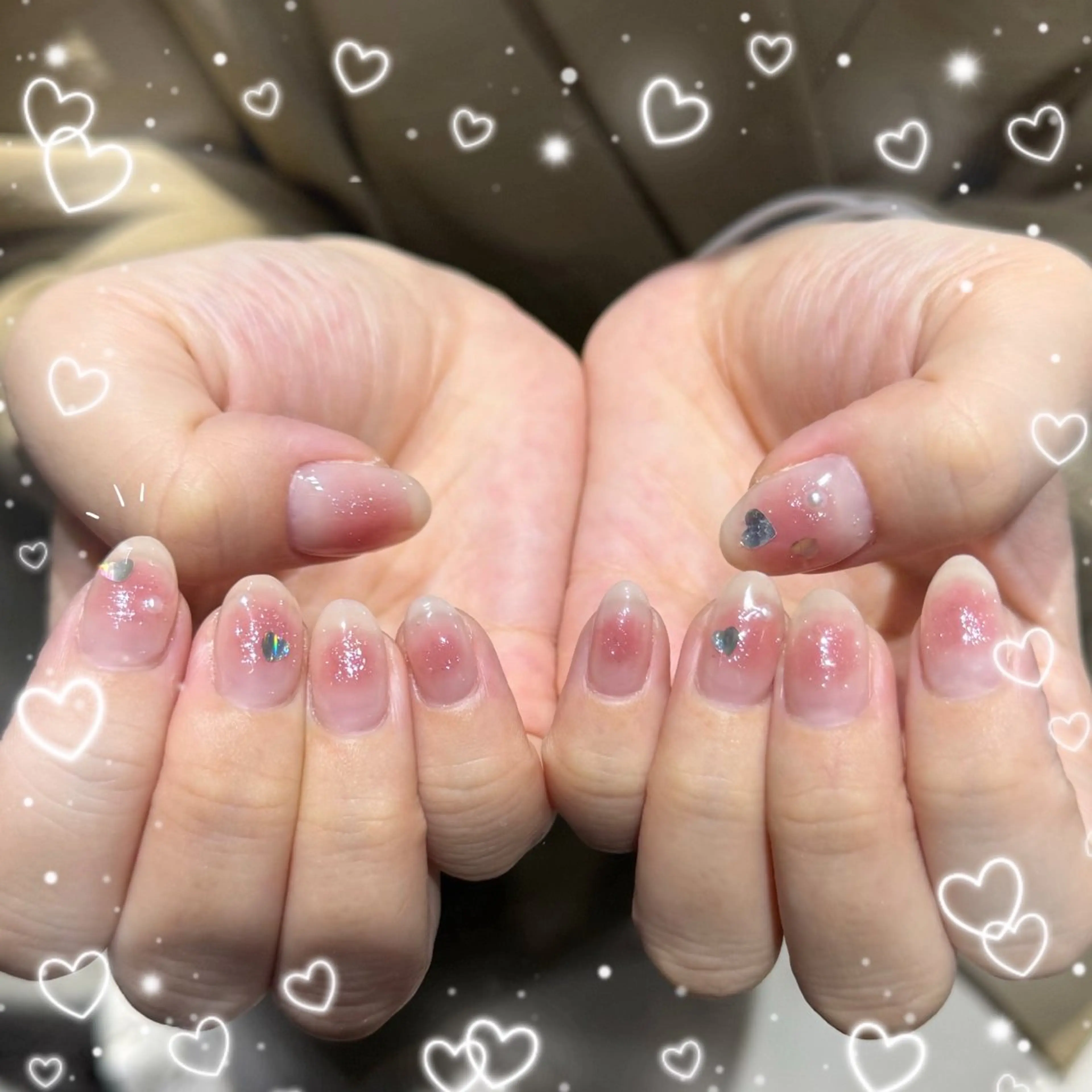 ミディアム 小川 柚香のネイルデザイン