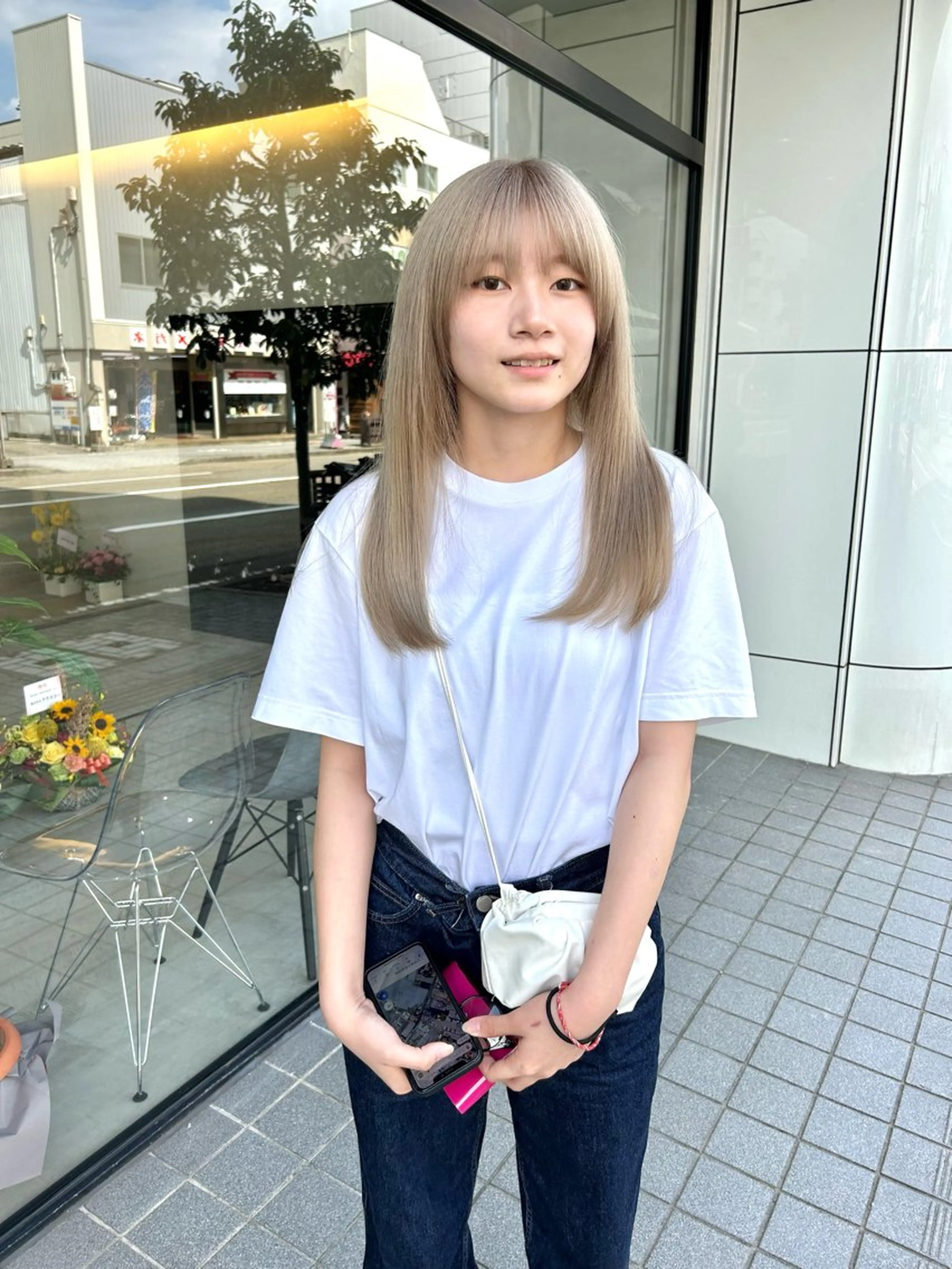 ミディアム カラー 一ノ瀬 暁のヘアスタイル