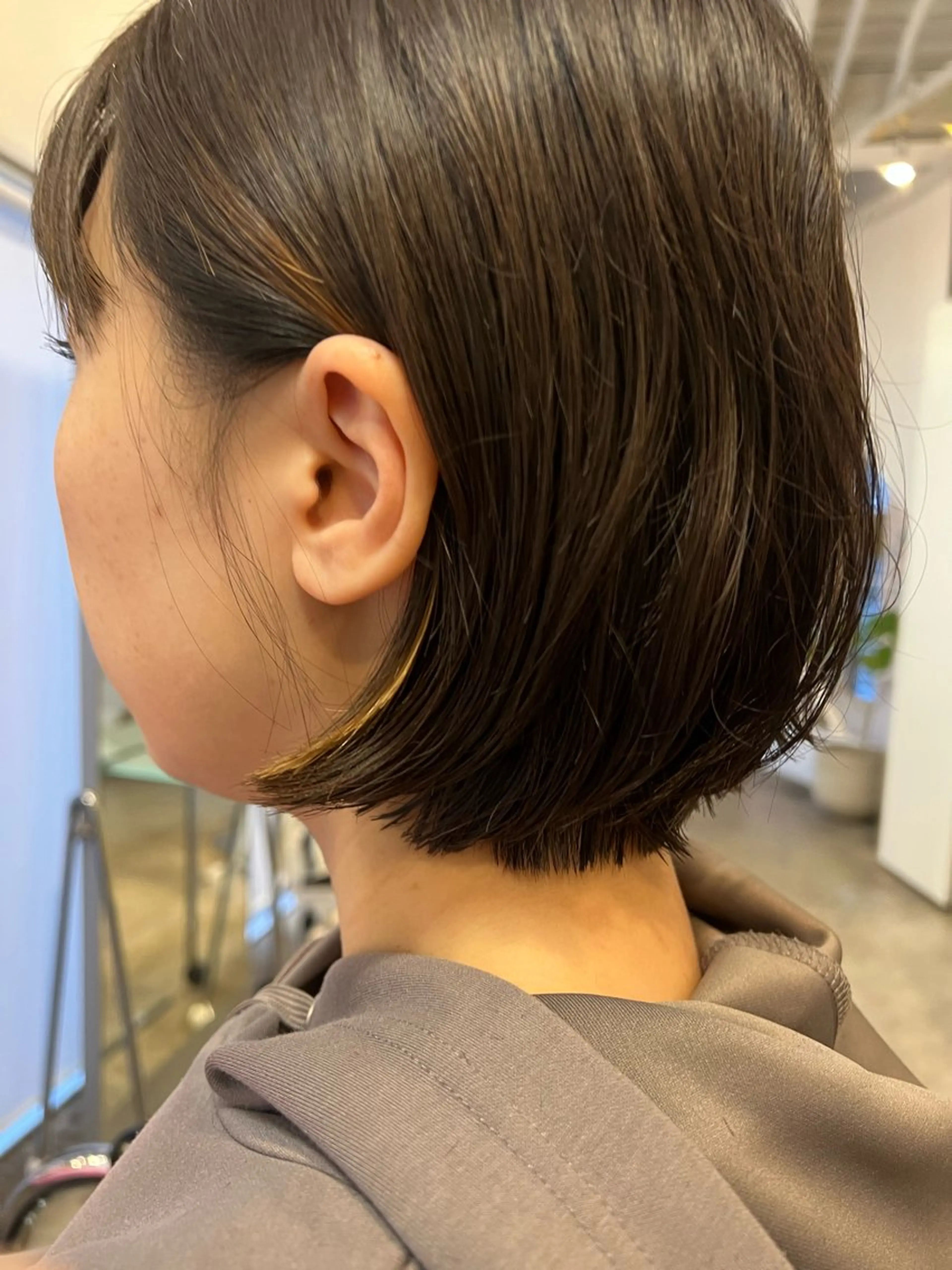 ショート ショートボブ ボブ ショートヘア カットモデル 花穂のヘアスタイル