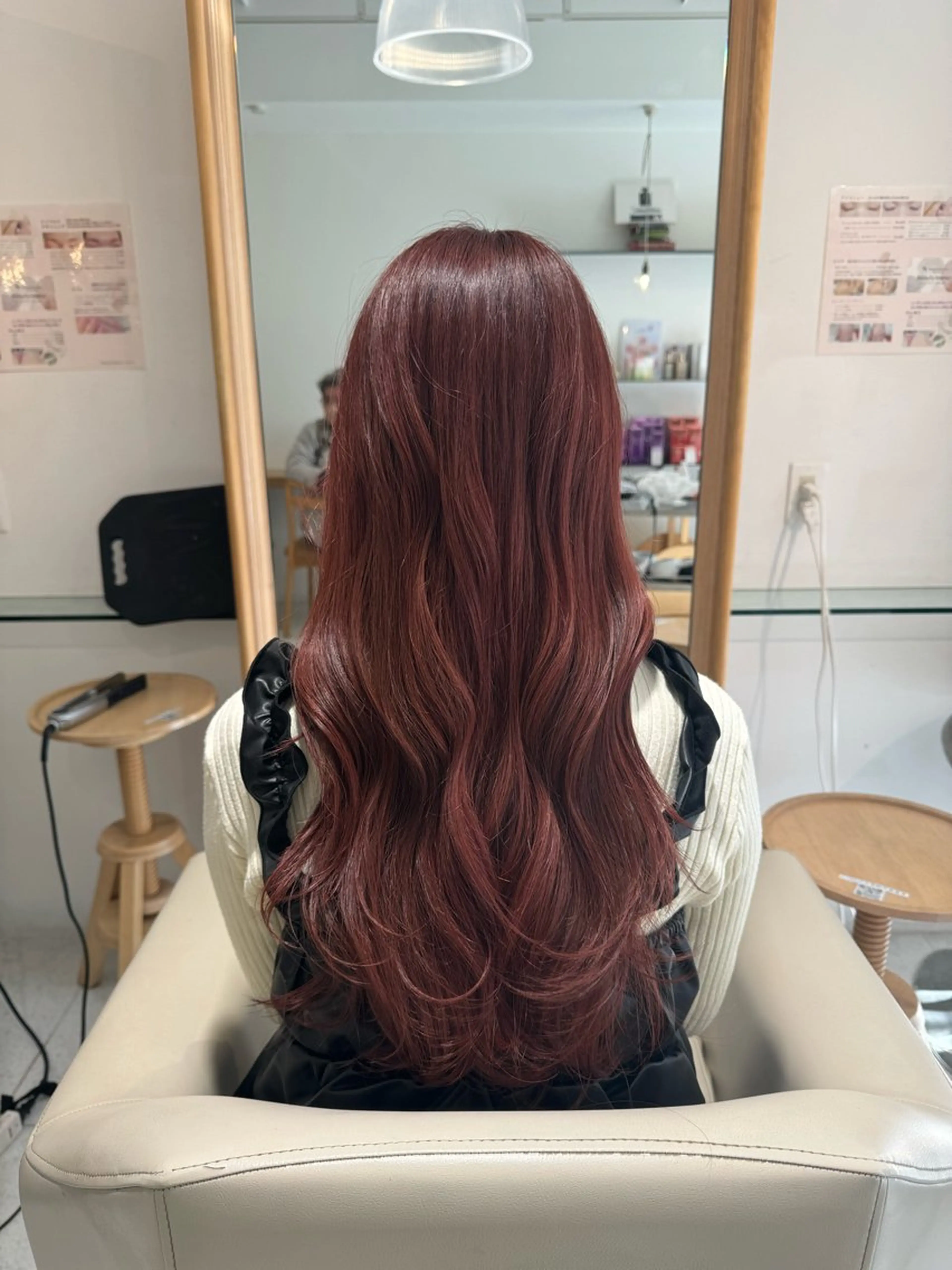 ロング カラー 山内 瑞穂のヘアスタイル