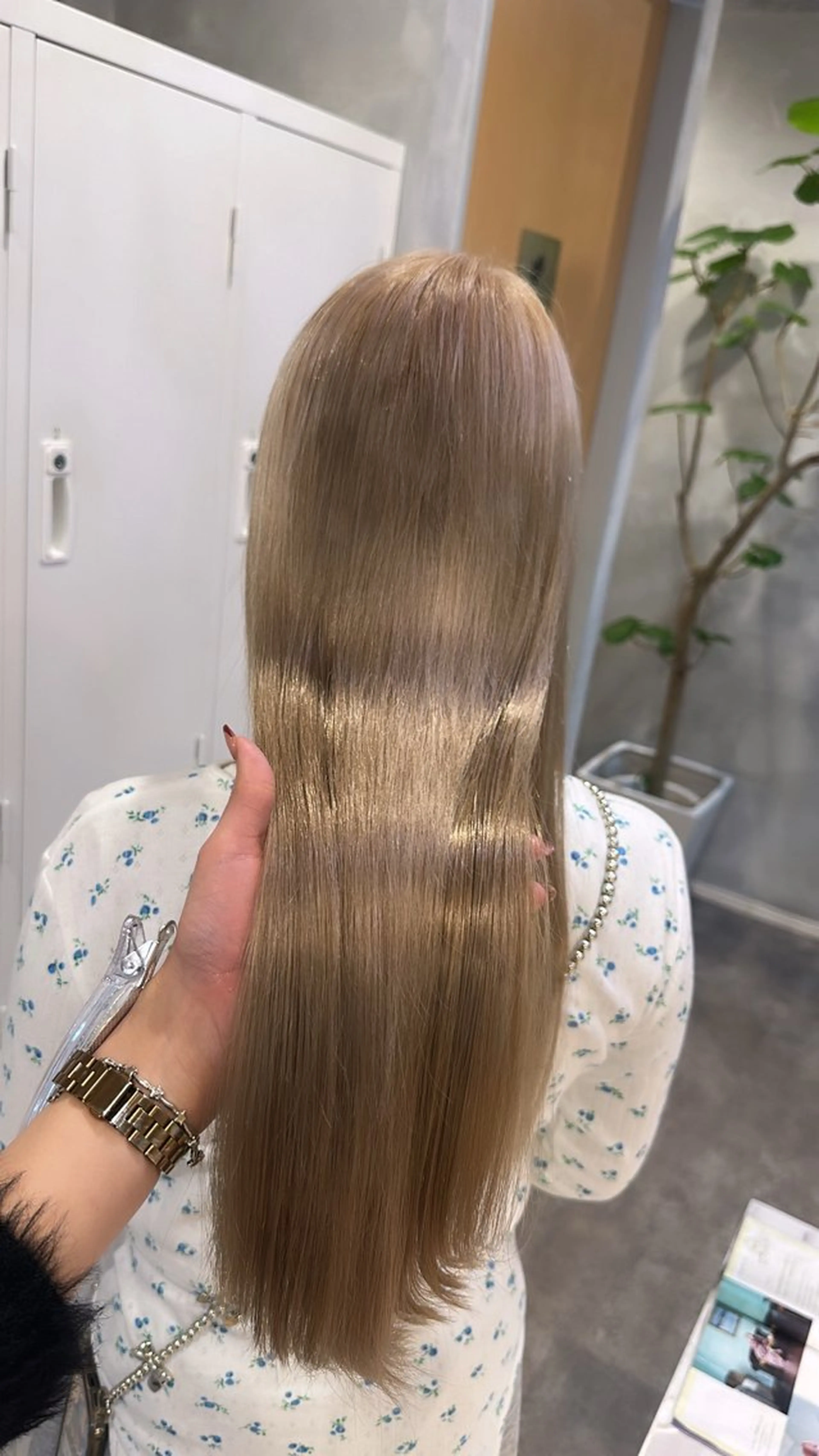 ロング カラー 大久保 優香のヘアスタイル