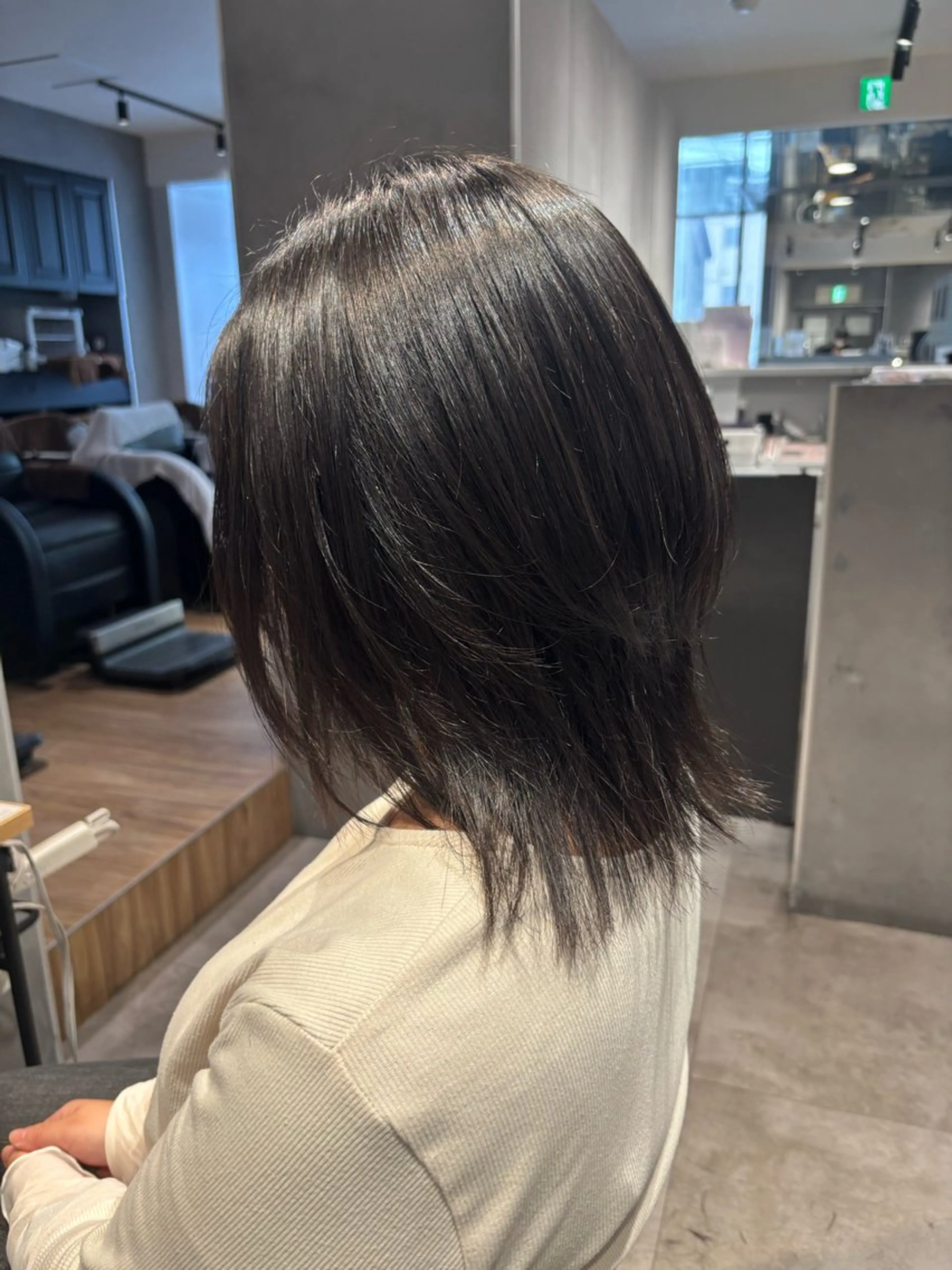 ミディアム 久野 竜慈のヘアスタイル