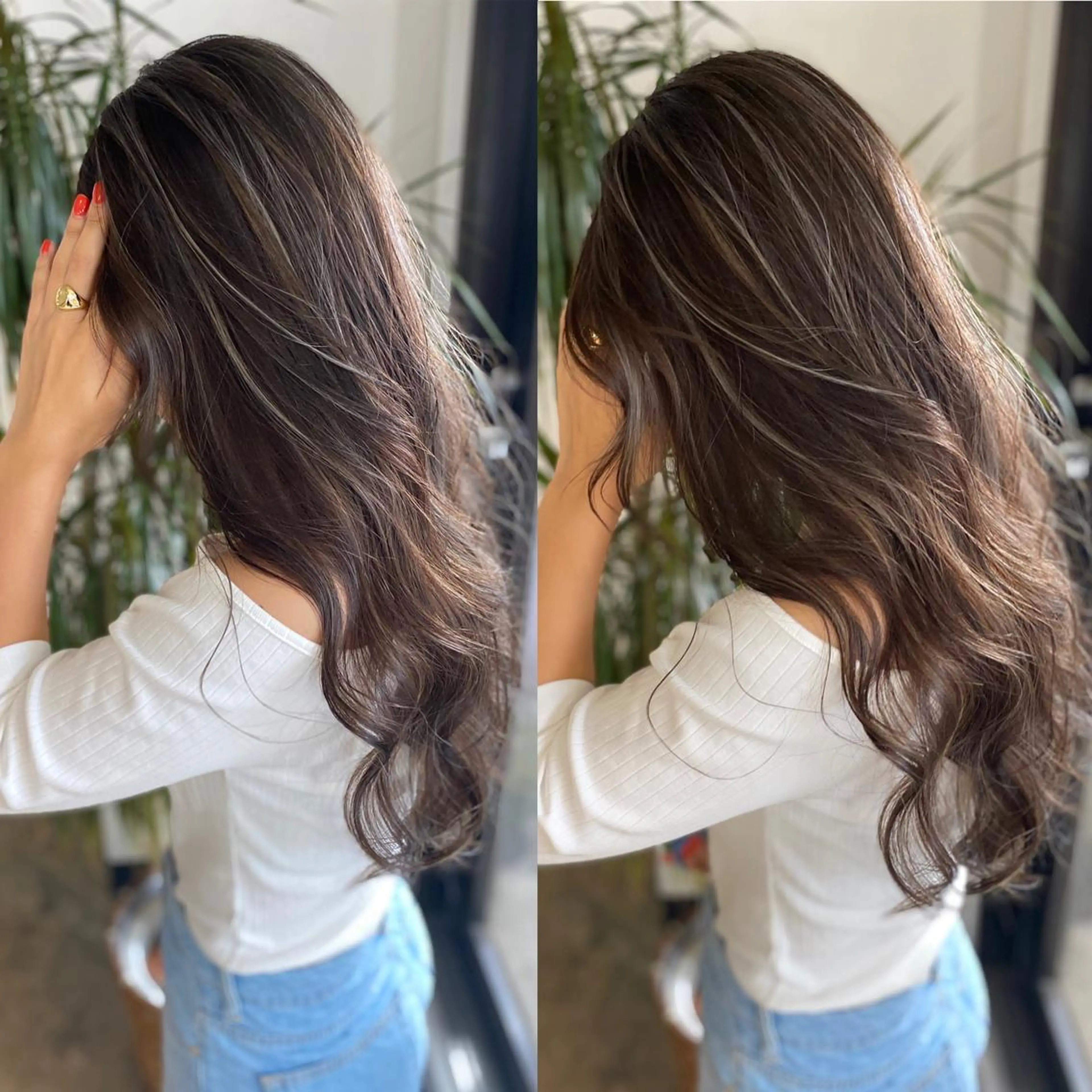 ロング カラー 桜木町駅徒歩5分 ハイライト横浜No1のヘアスタイル