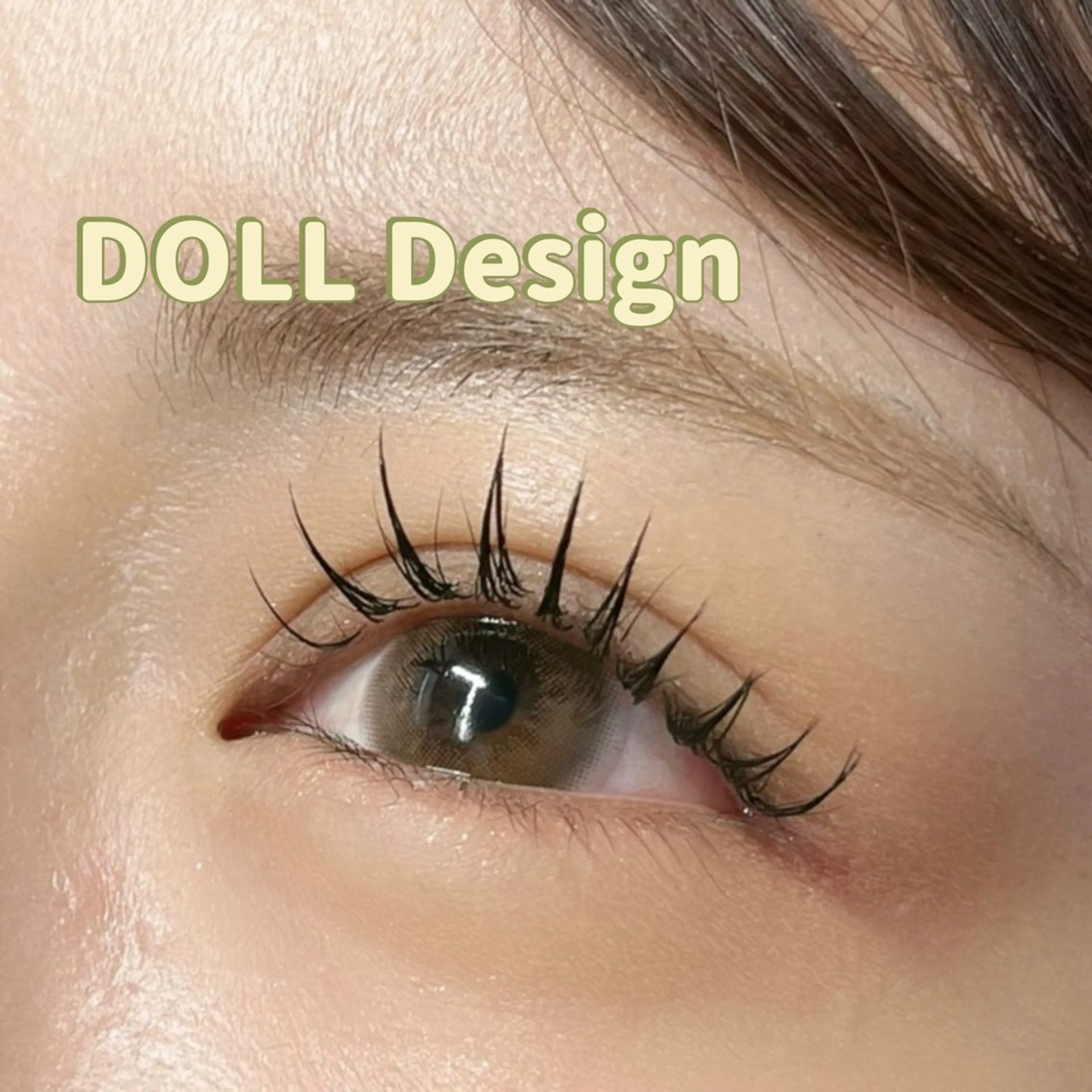 マツエク・マツパ 束感まつ毛 フラットラッシュ iolo Yabumotoのマツエク・マツパデザイン