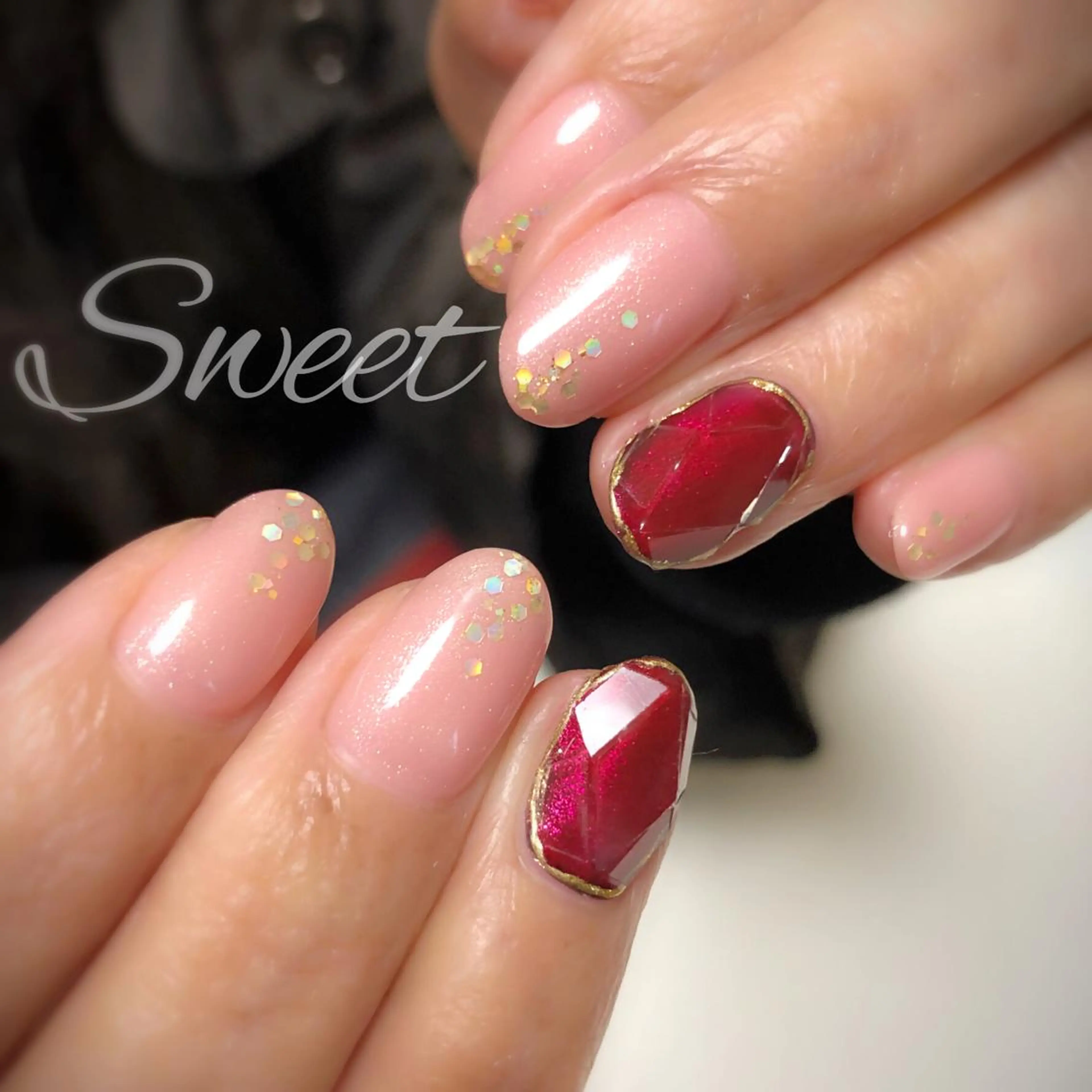 ネイル sweet 仲野陽子のネイルデザイン