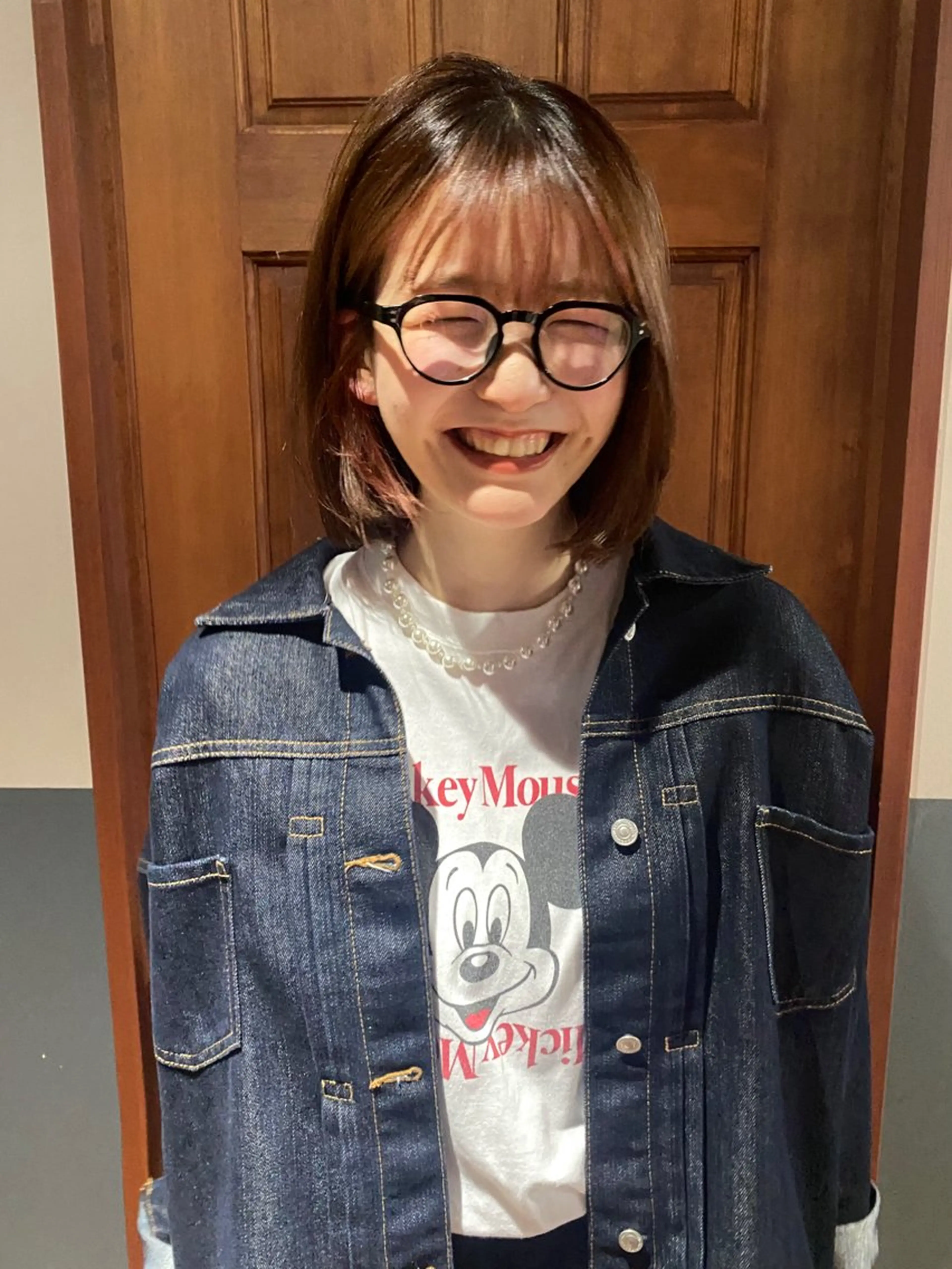 ショート カラー ブリーチ ブリーチなしカラー カット ヘアカラー トリートメント mai / linoah˚✧のヘアスタイル