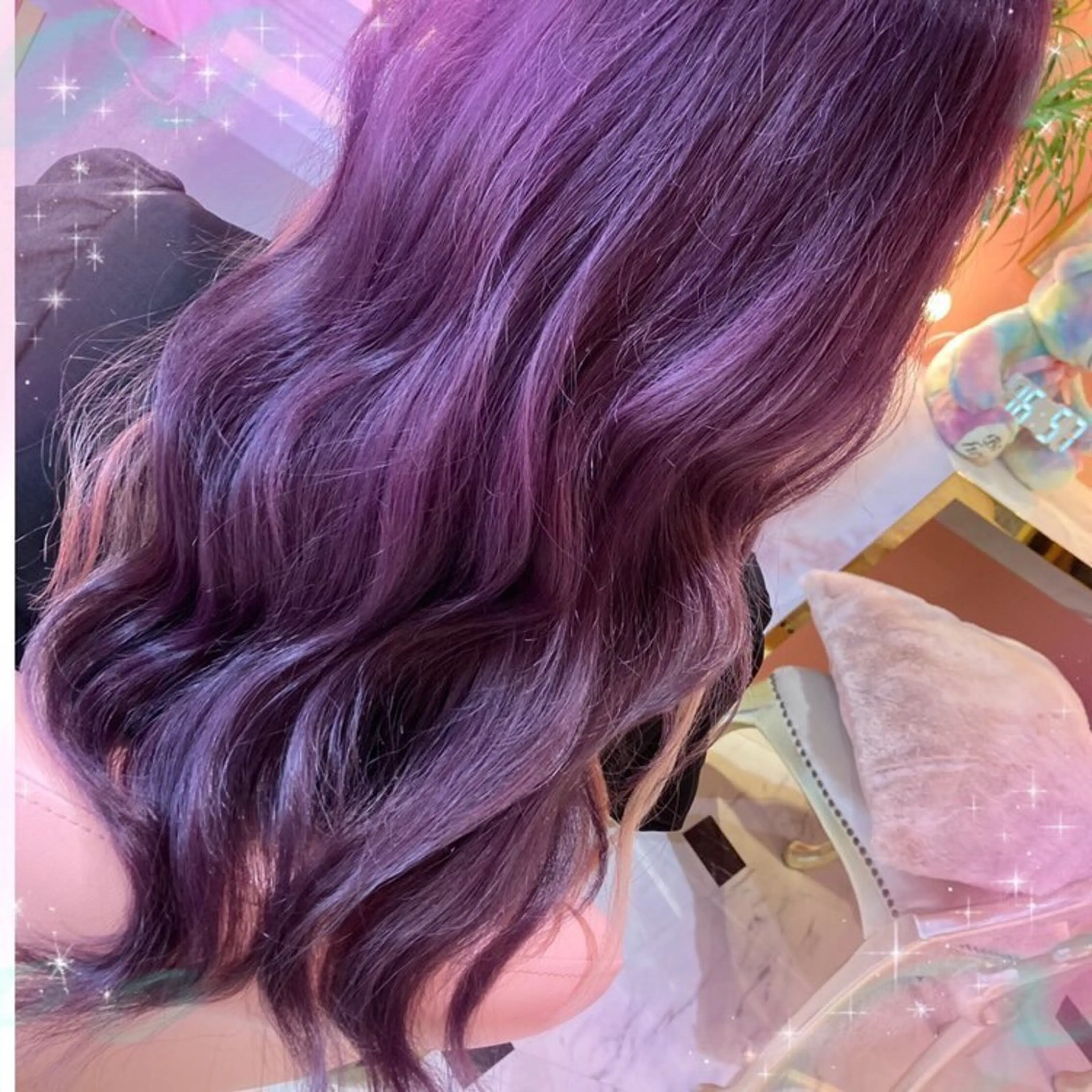 ロング カラー ヘアセット Beauty Sal on Milkのヘアスタイル