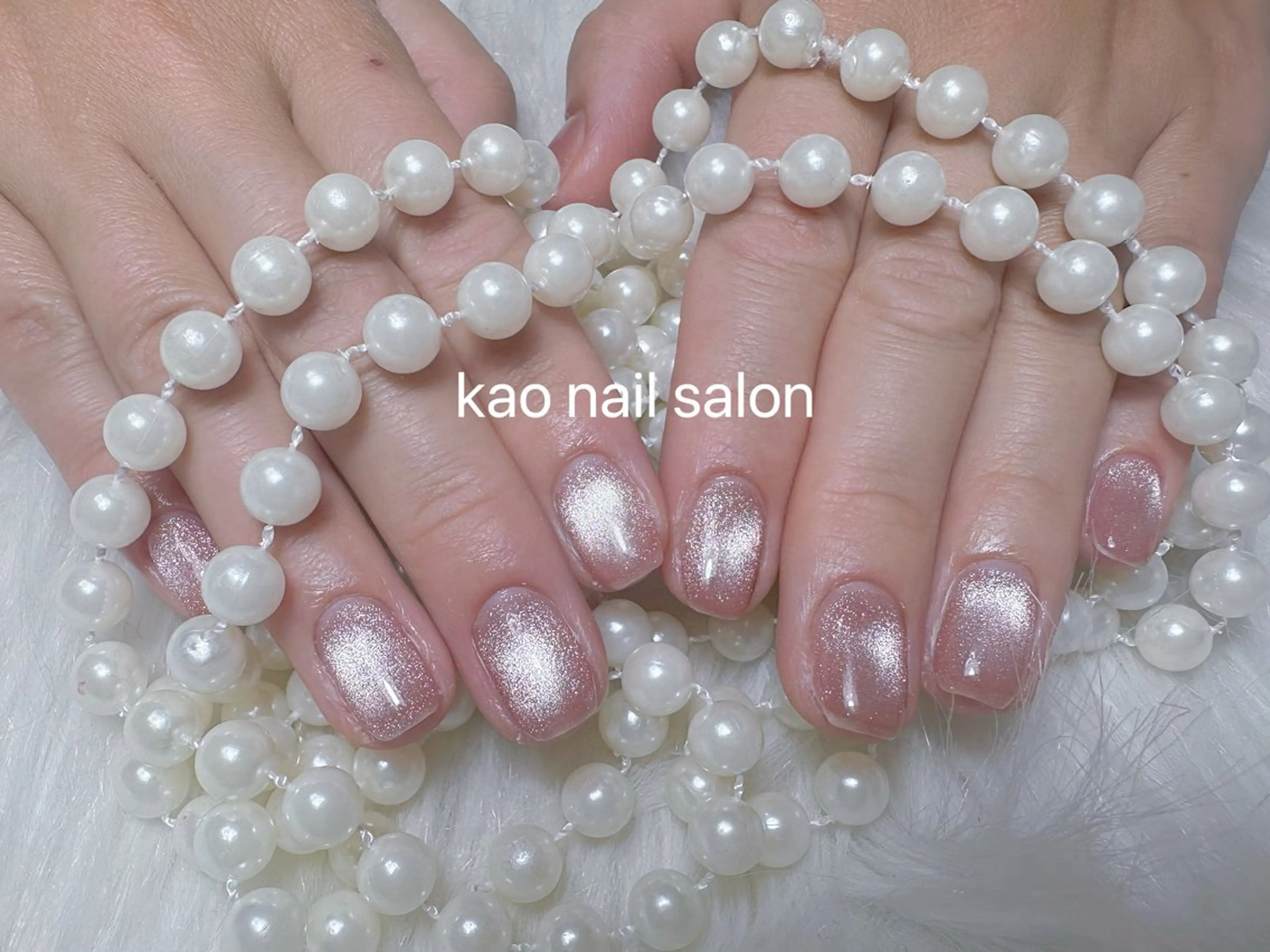 ネイル ハンドネイル kao nail マグネット/長さだしのネイルデザイン