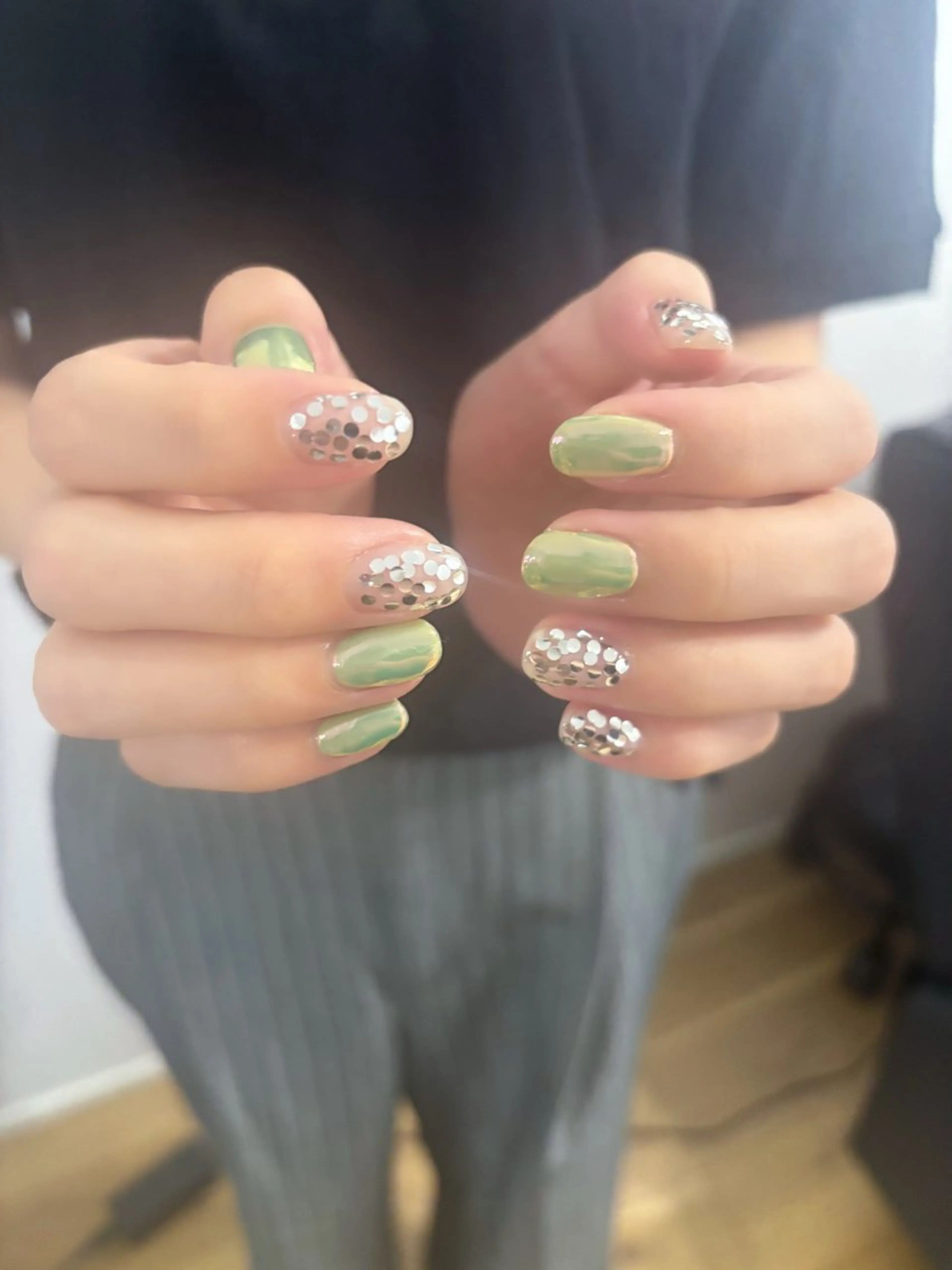 ネイル ピスタチオネイル nailsalon kopeのネイルデザイン