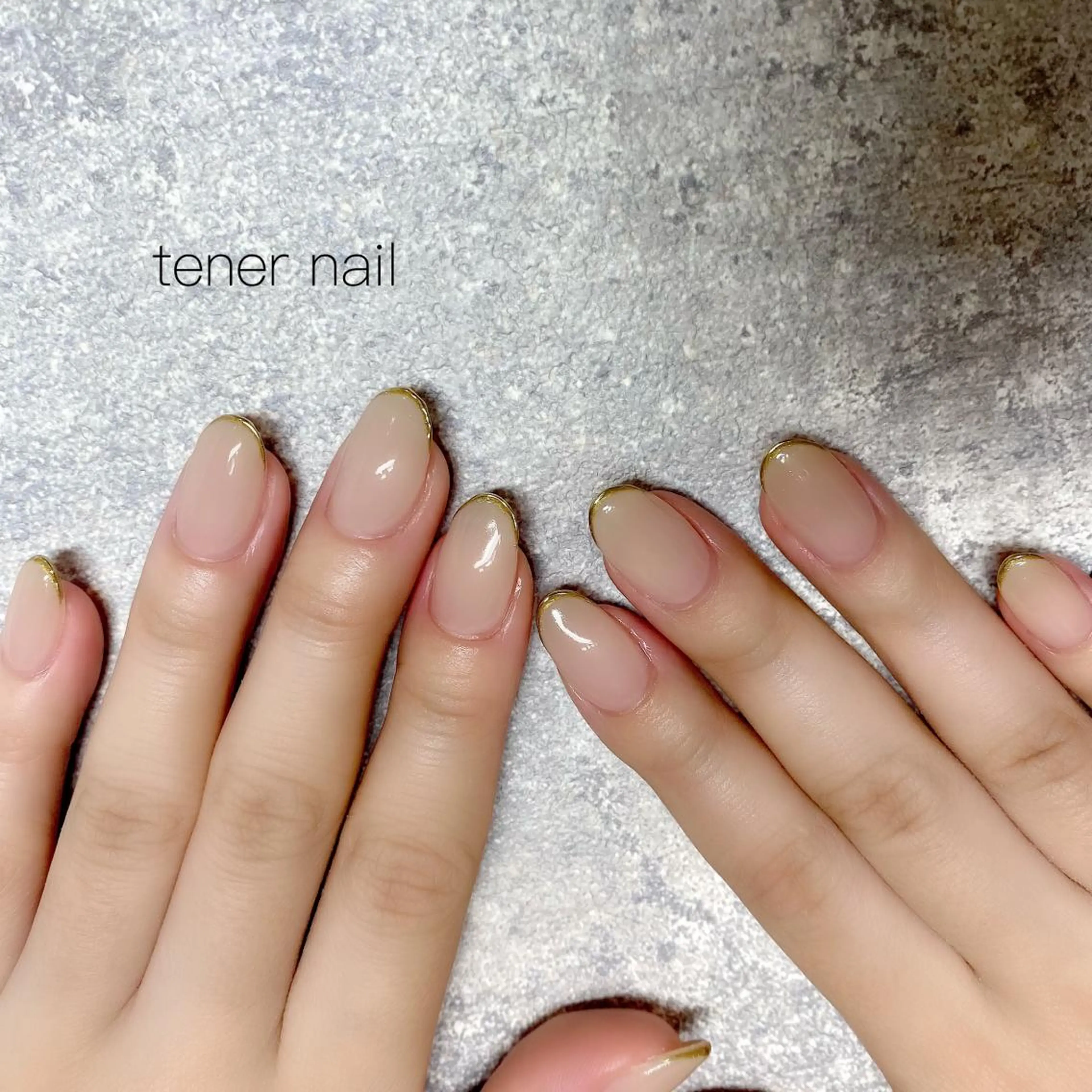 ネイル フレンチネイル ミラーネイル tener  nail  テネルネイル所属・テネルネイル tener nailのネイルデザイン