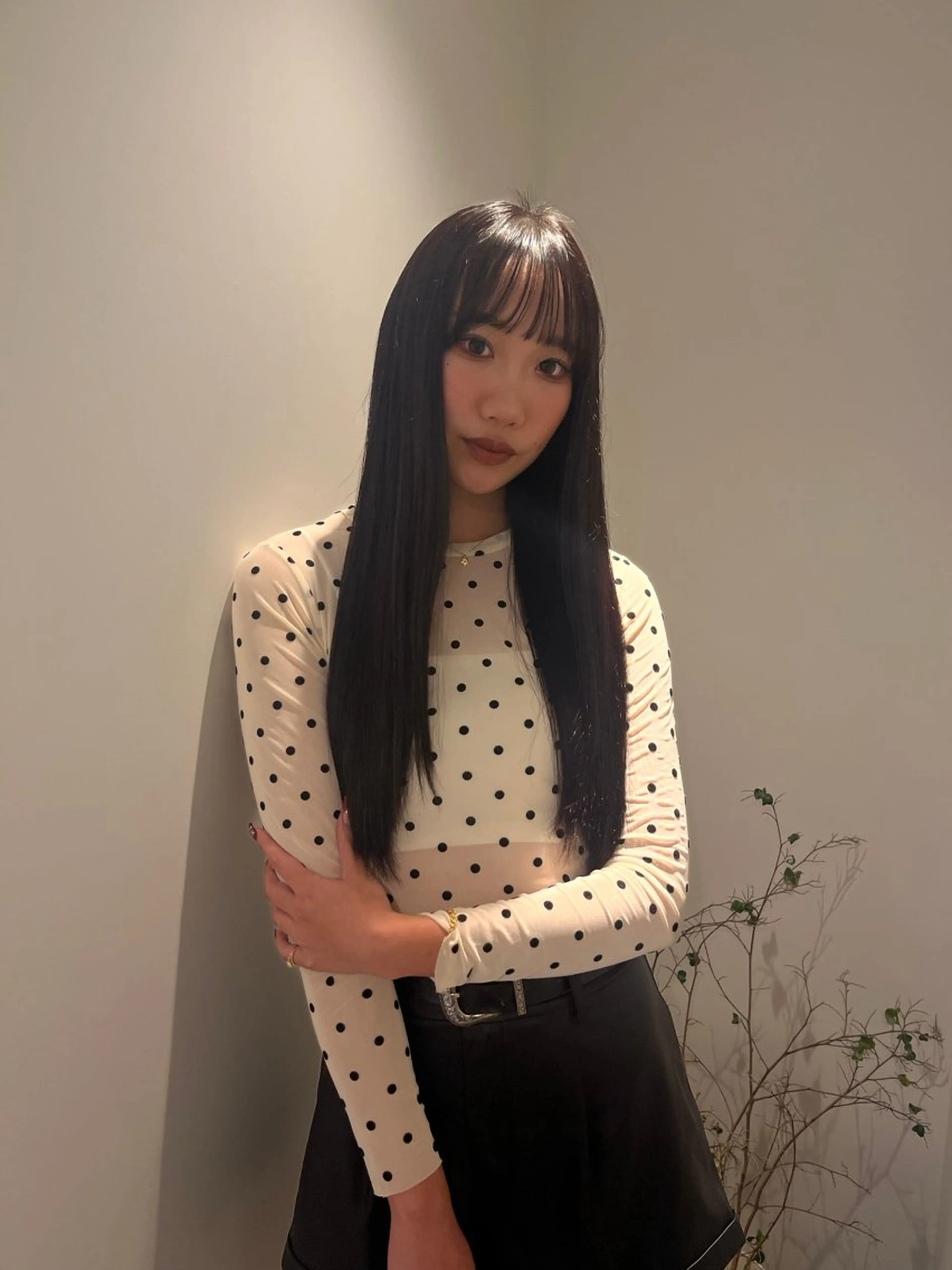 ロング morita yunaのヘアスタイル