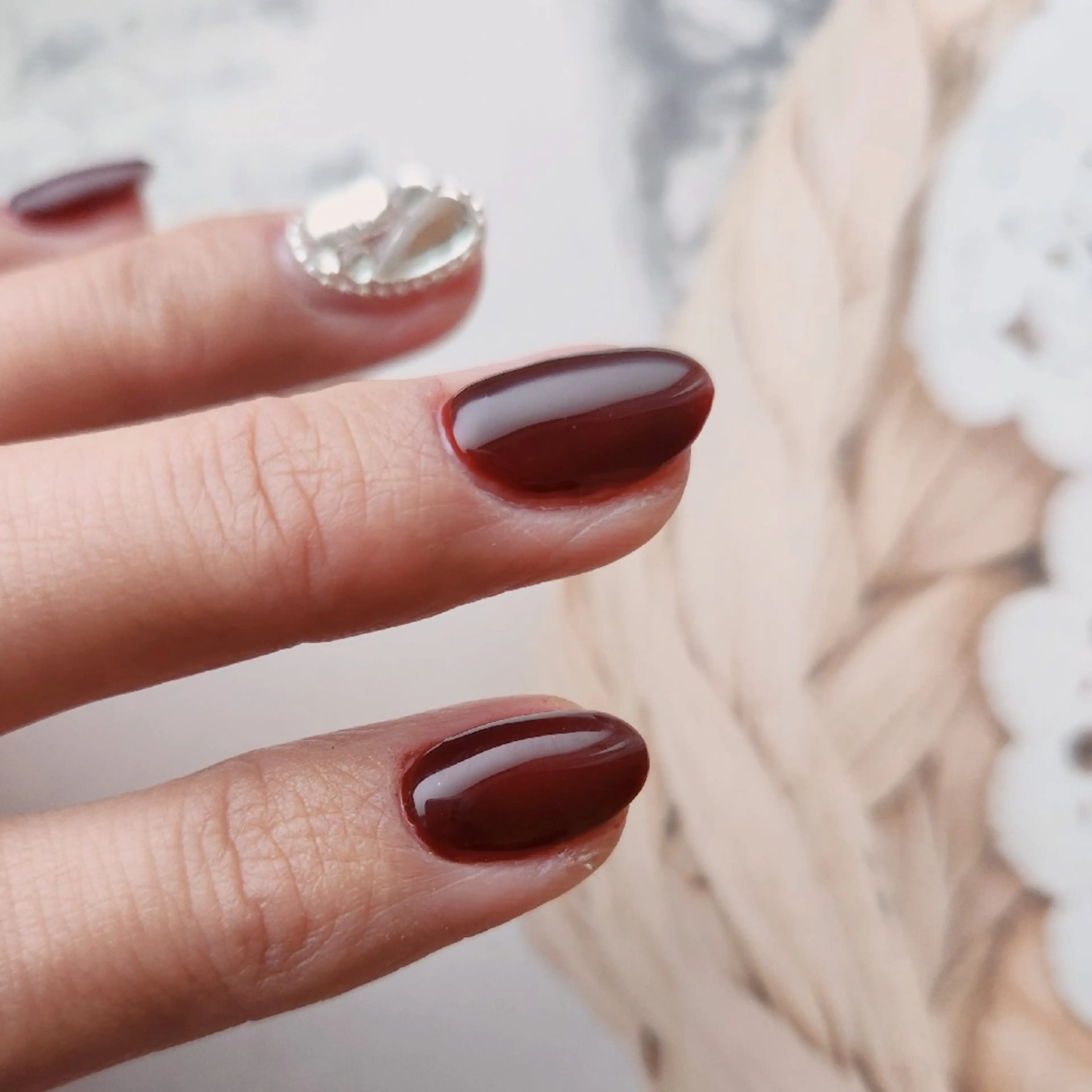 ネイル ボルドー K3nail   maiのネイルデザイン