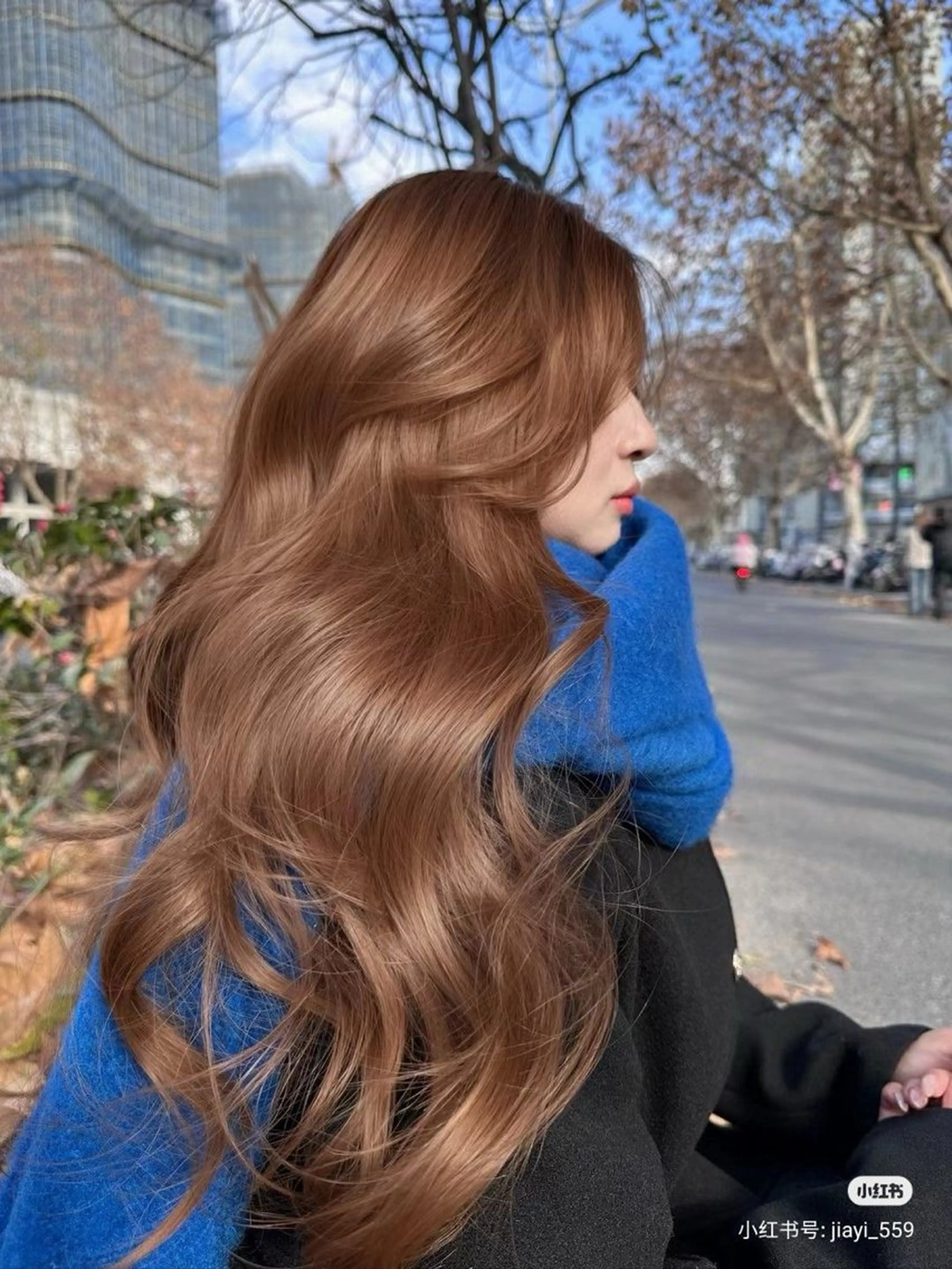 ロング カラー 🎀暖色/ラベンダー /paru🤍のヘアスタイル