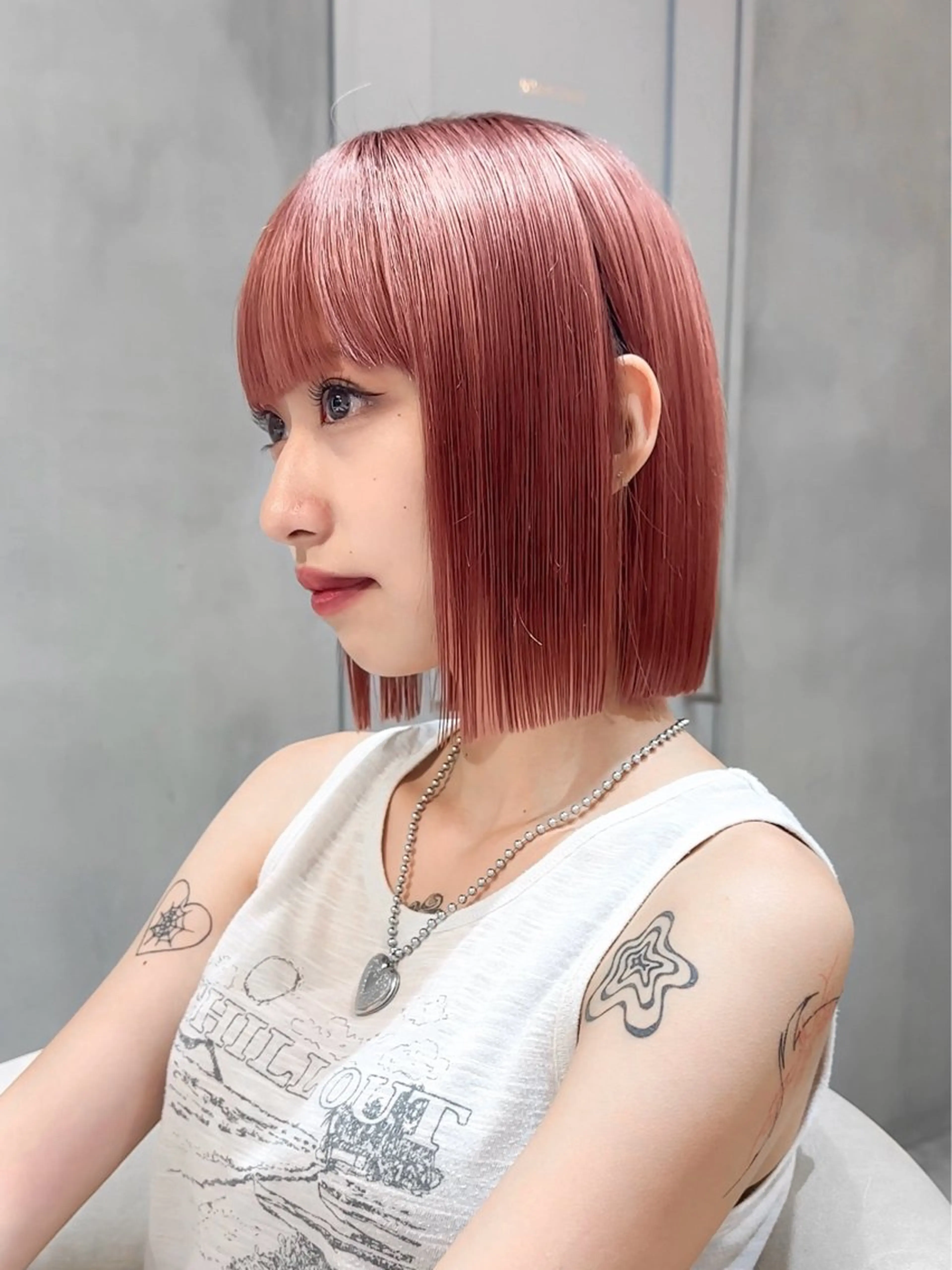 ミディアム 縮毛矯正/韓国ヘア /レイヤー🎀ミズキのヘアスタイル