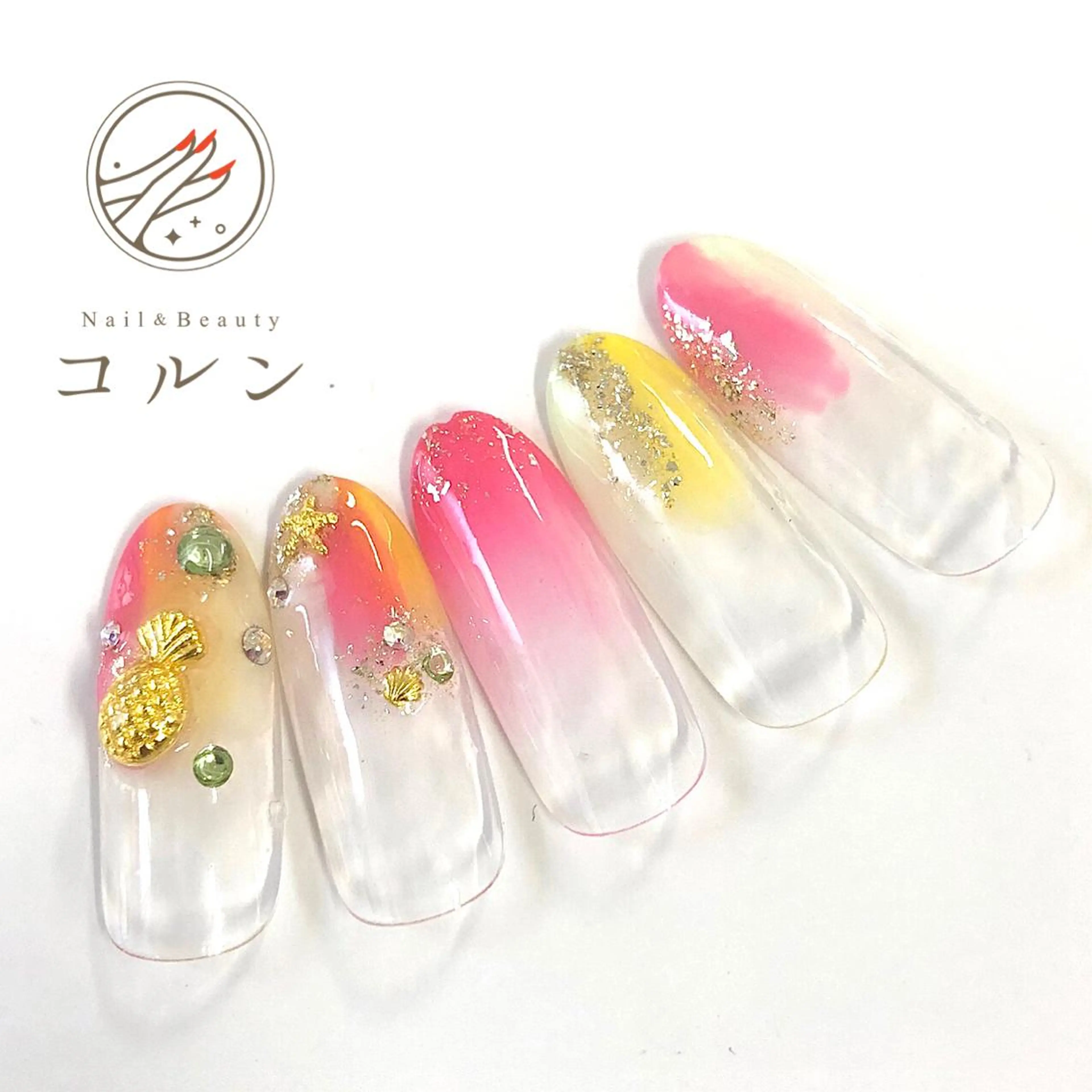 ネイル ハンドネイル フットネイル NailBeauty コルンのネイルデザイン