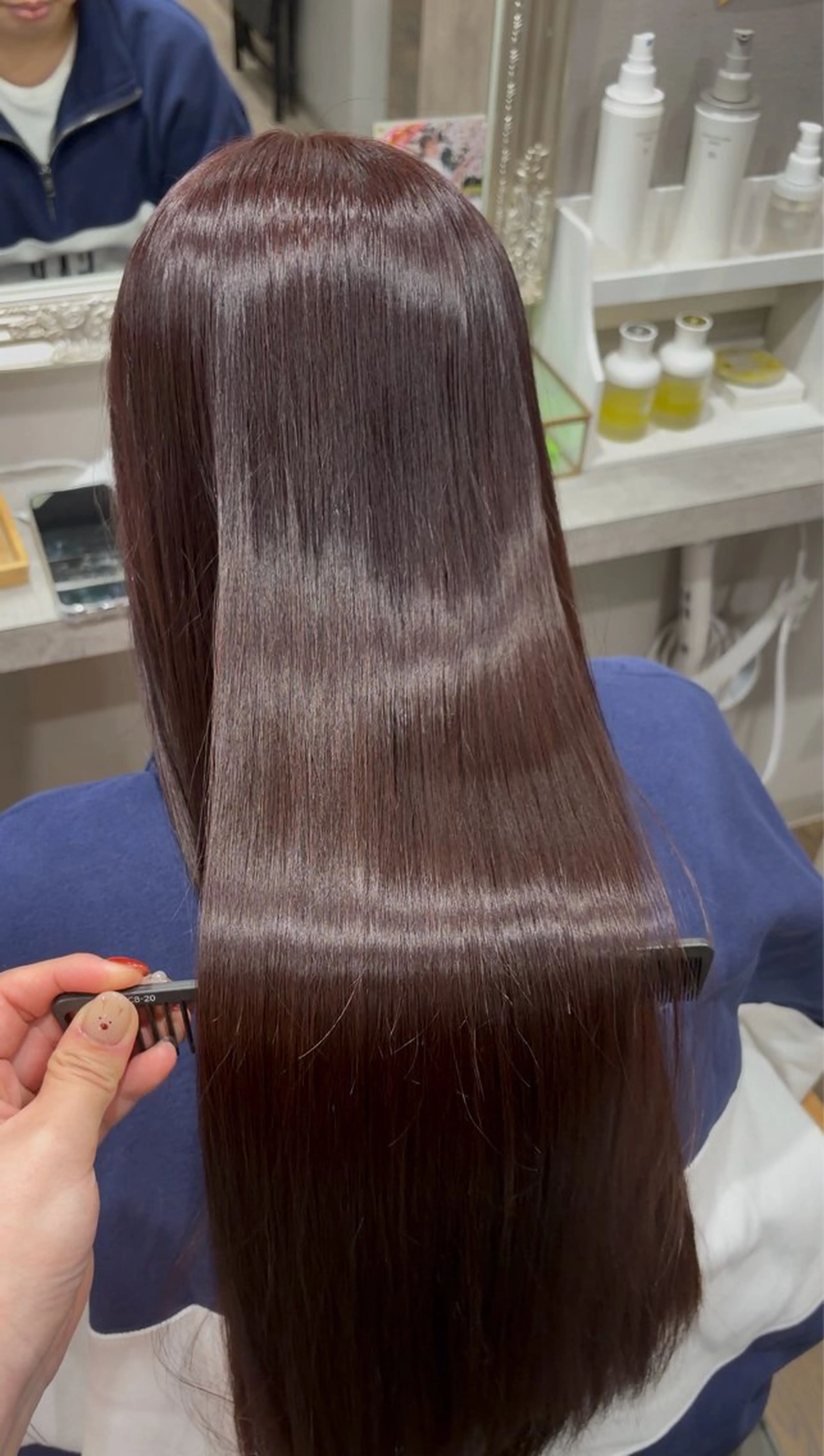 ロング ヘアカラー 田代 歩奈のヘアスタイル