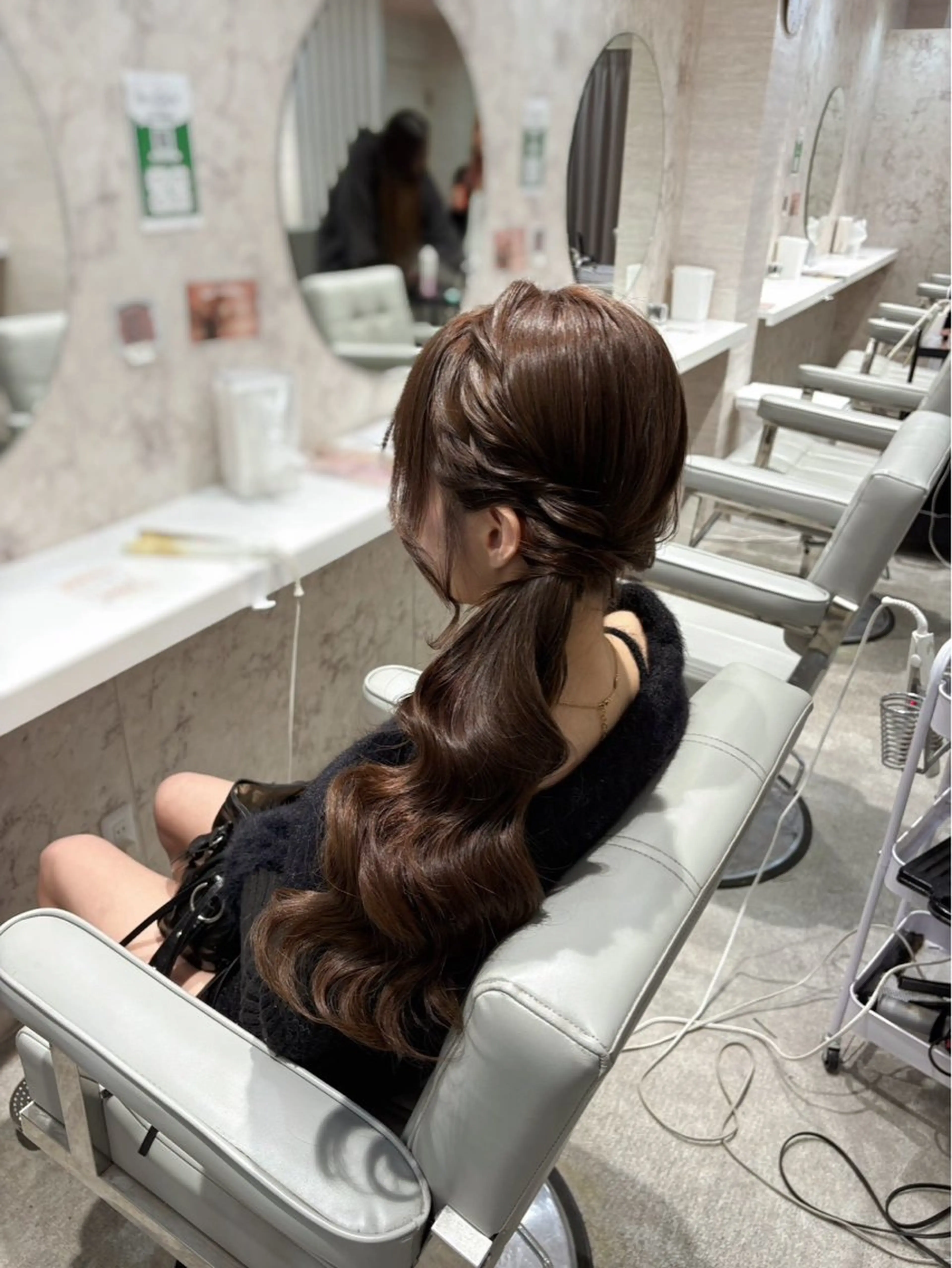 ロング ベルグローヘアセット 🤍まりこのヘアスタイル