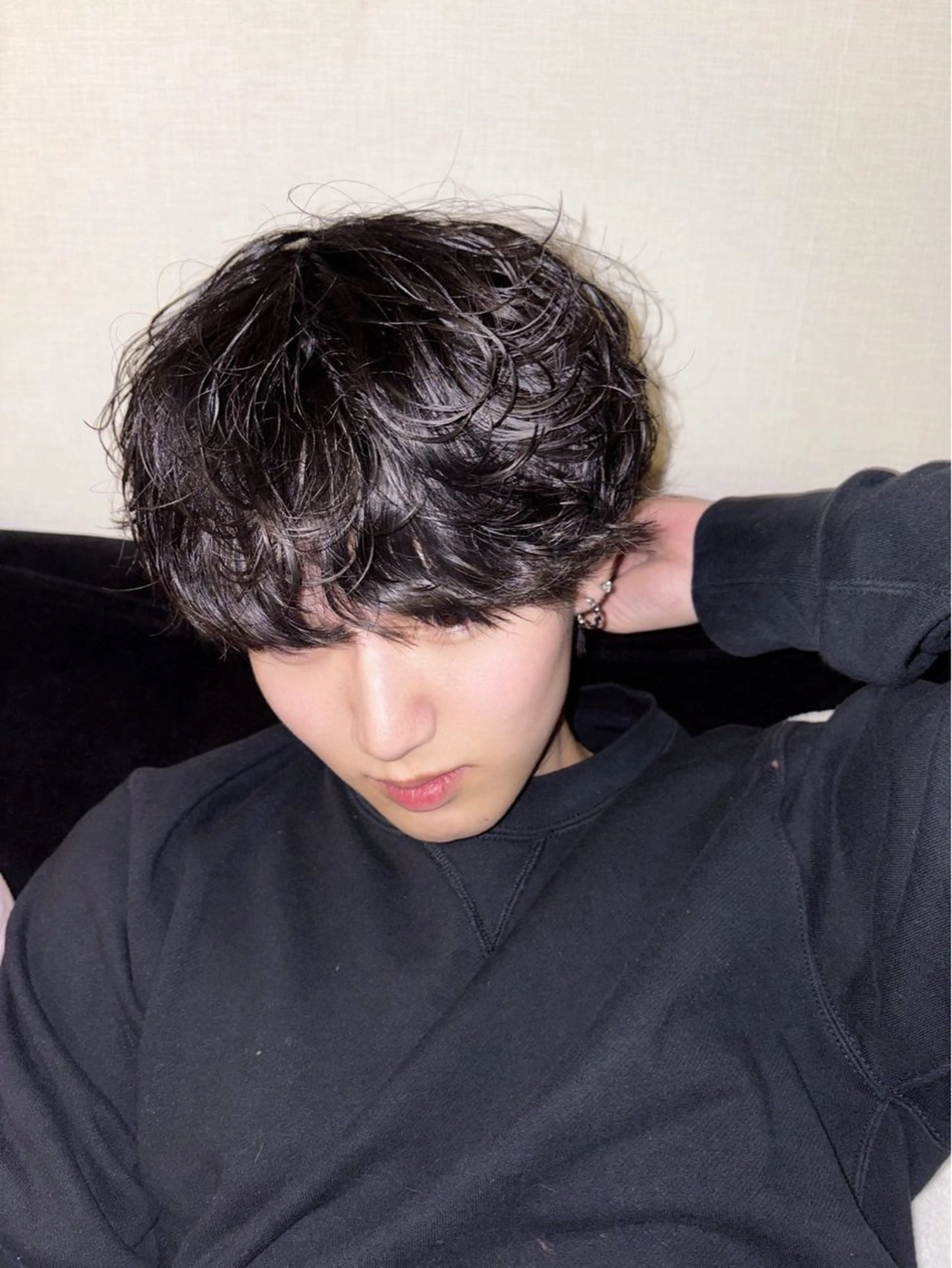 パーマ メンズ カット パーマ 🌀toa/波巻き✨ /メンズパーマ／栄のヘアスタイル