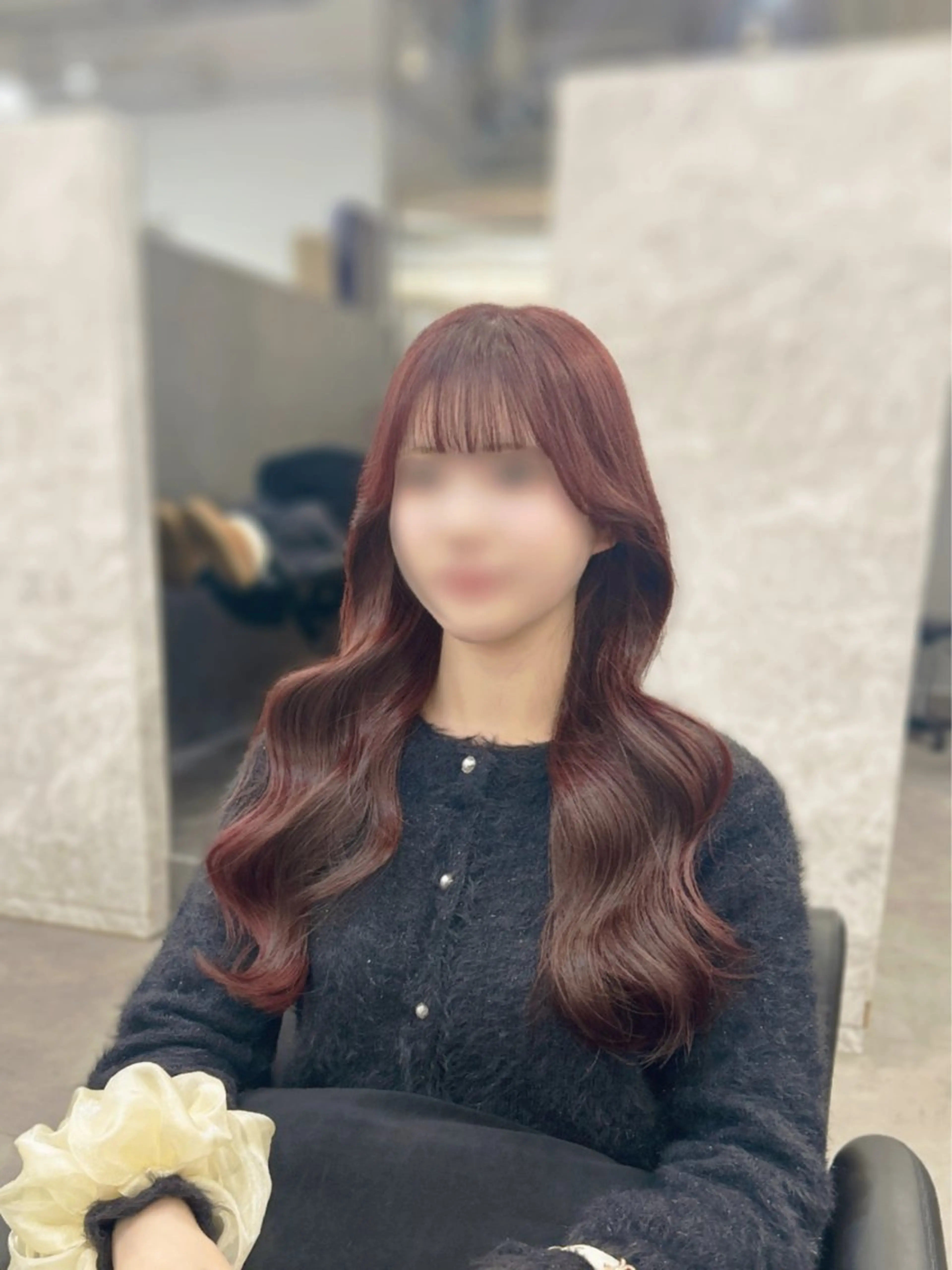 ロング カラー ヘアカラー Core　山下 このはのヘアスタイル