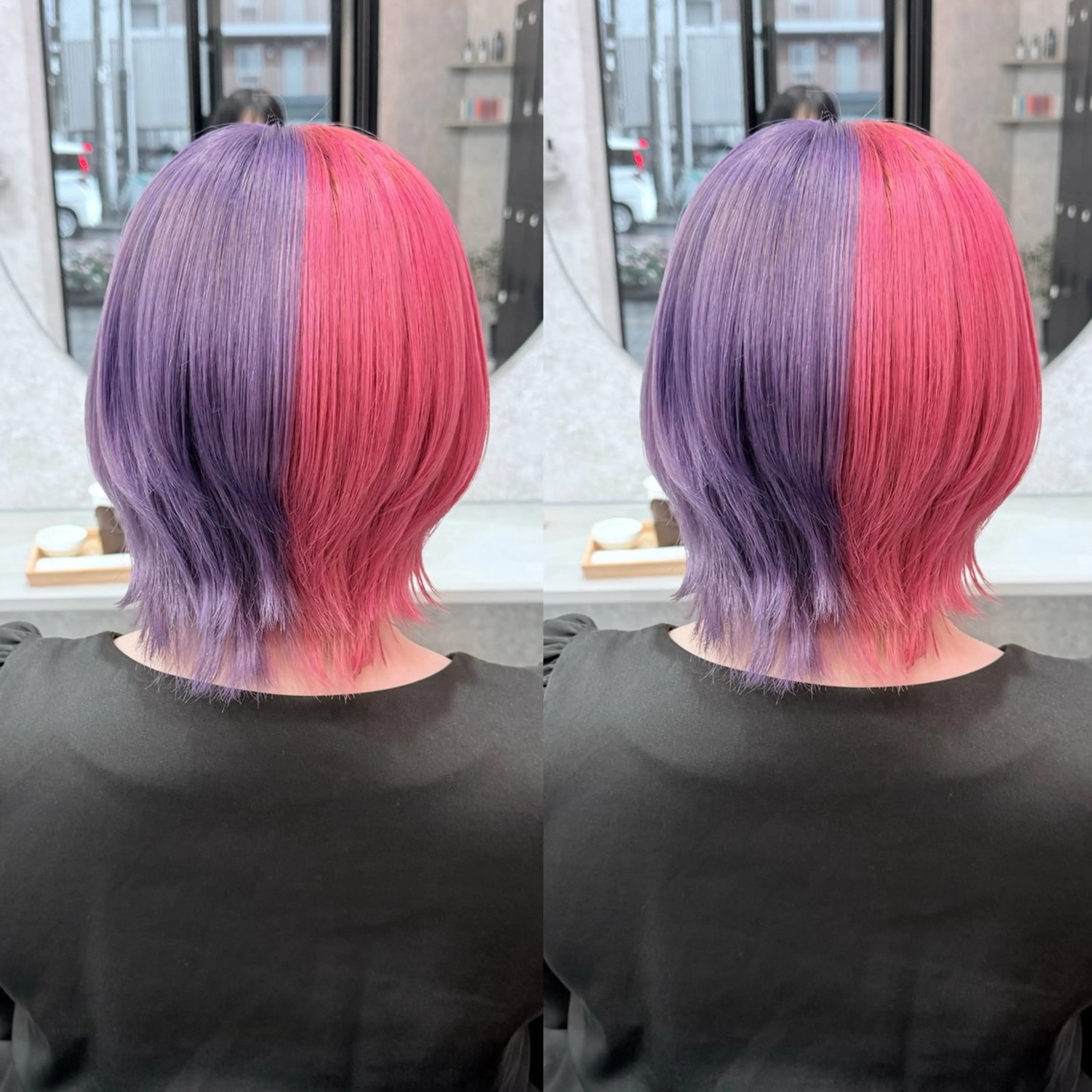 ショート カラー 🌺ハイトーン🌺 矢葺 なぎさ🌺🌺のヘアスタイル