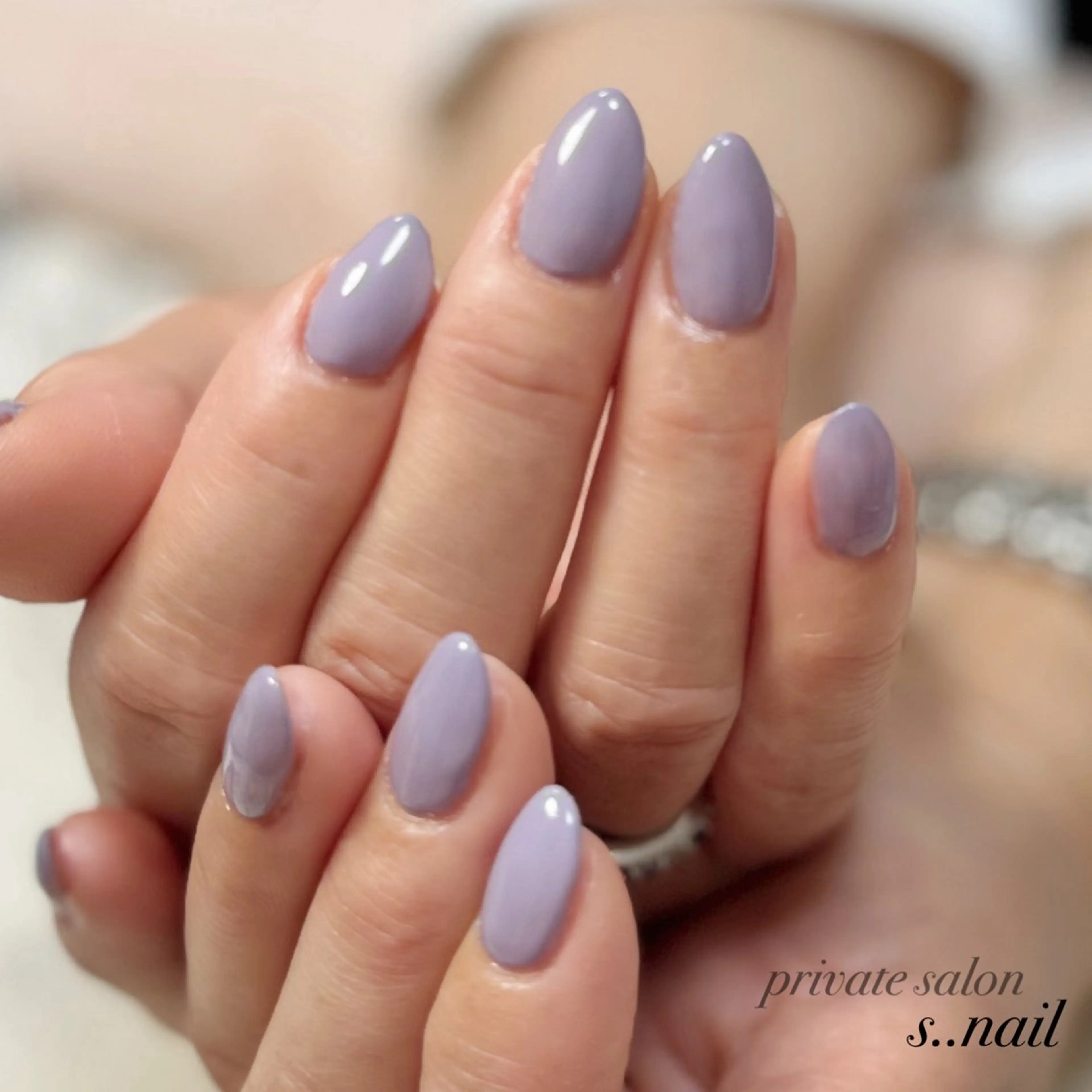 ネイル パープル ハンドネイル フットネイル s..nail / MORITAのネイルデザイン
