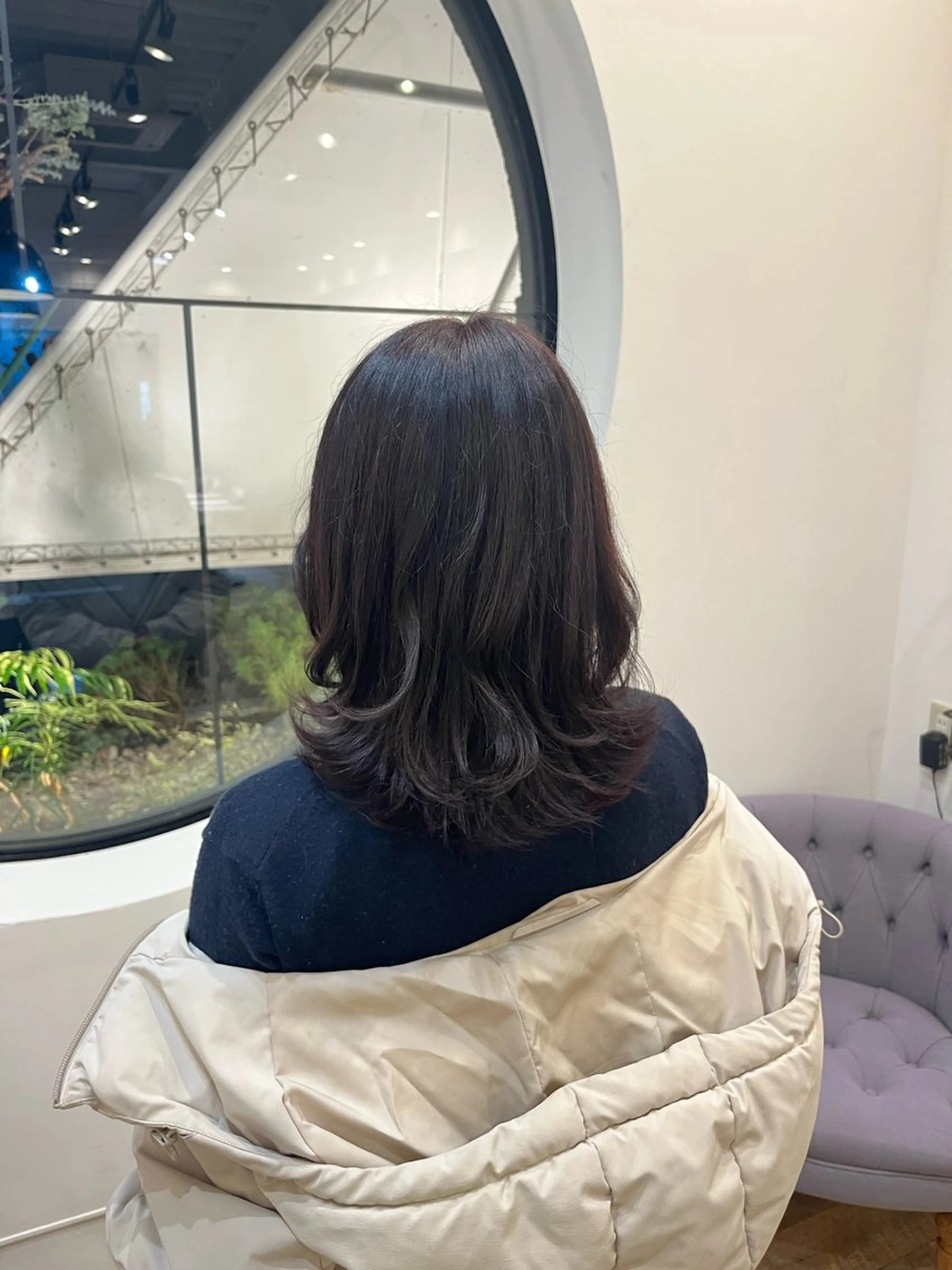 ミディアム LORAN 寺田のヘアスタイル