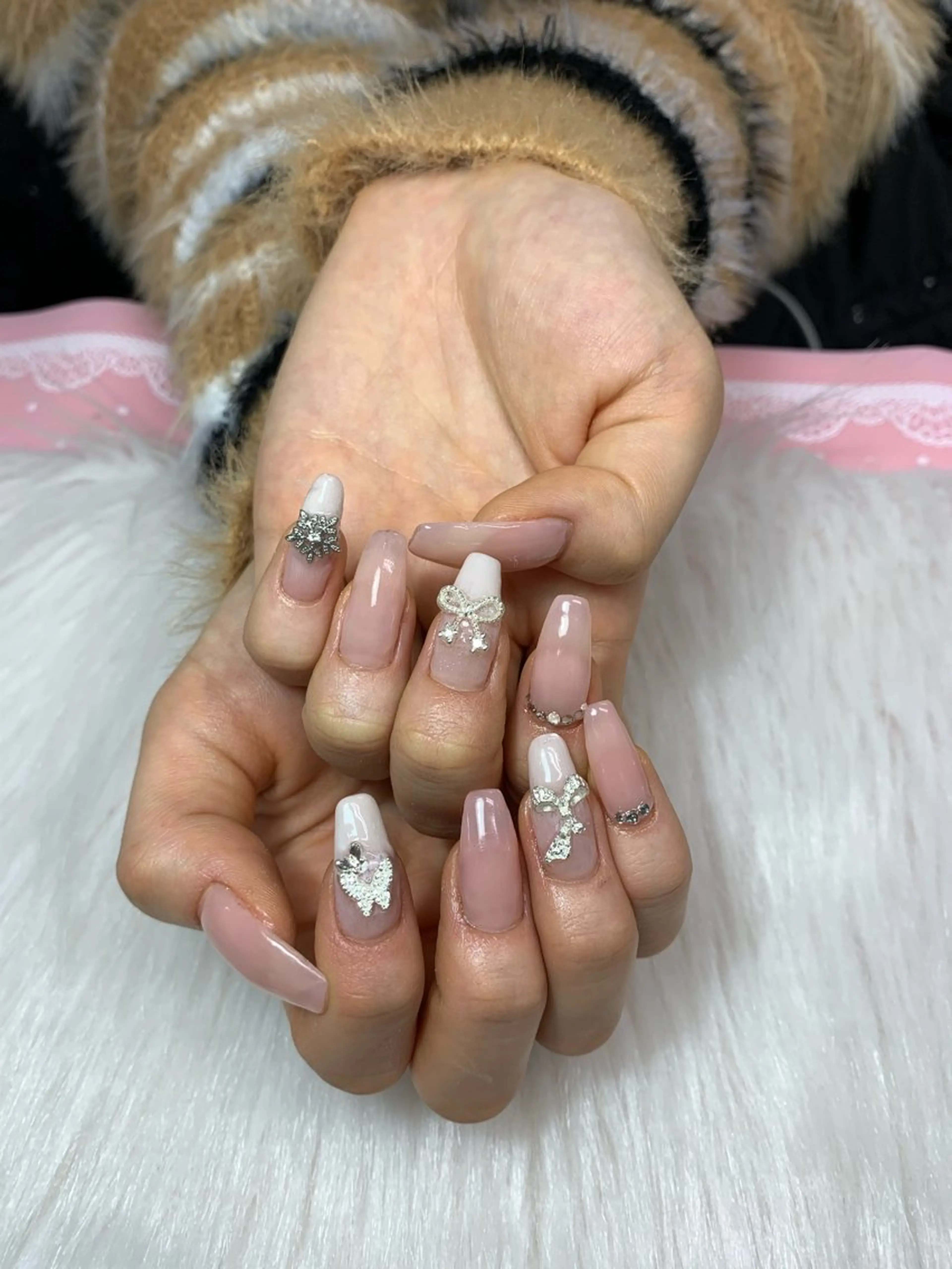 ネイル 長さ出し 持ち込み スカルプネイル Nail ミオのネイルデザイン
