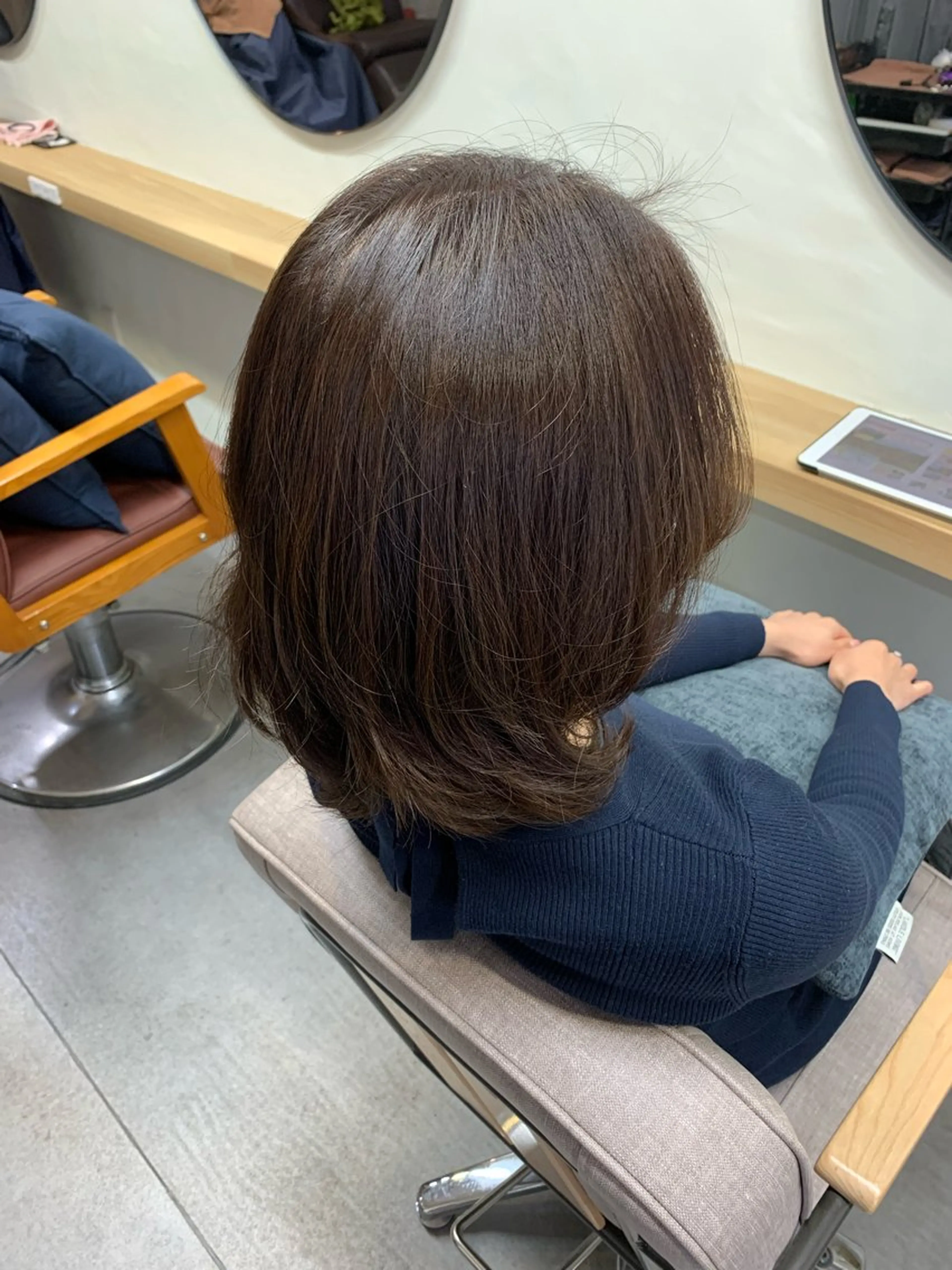 ミディアム 照井 耀のヘアスタイル
