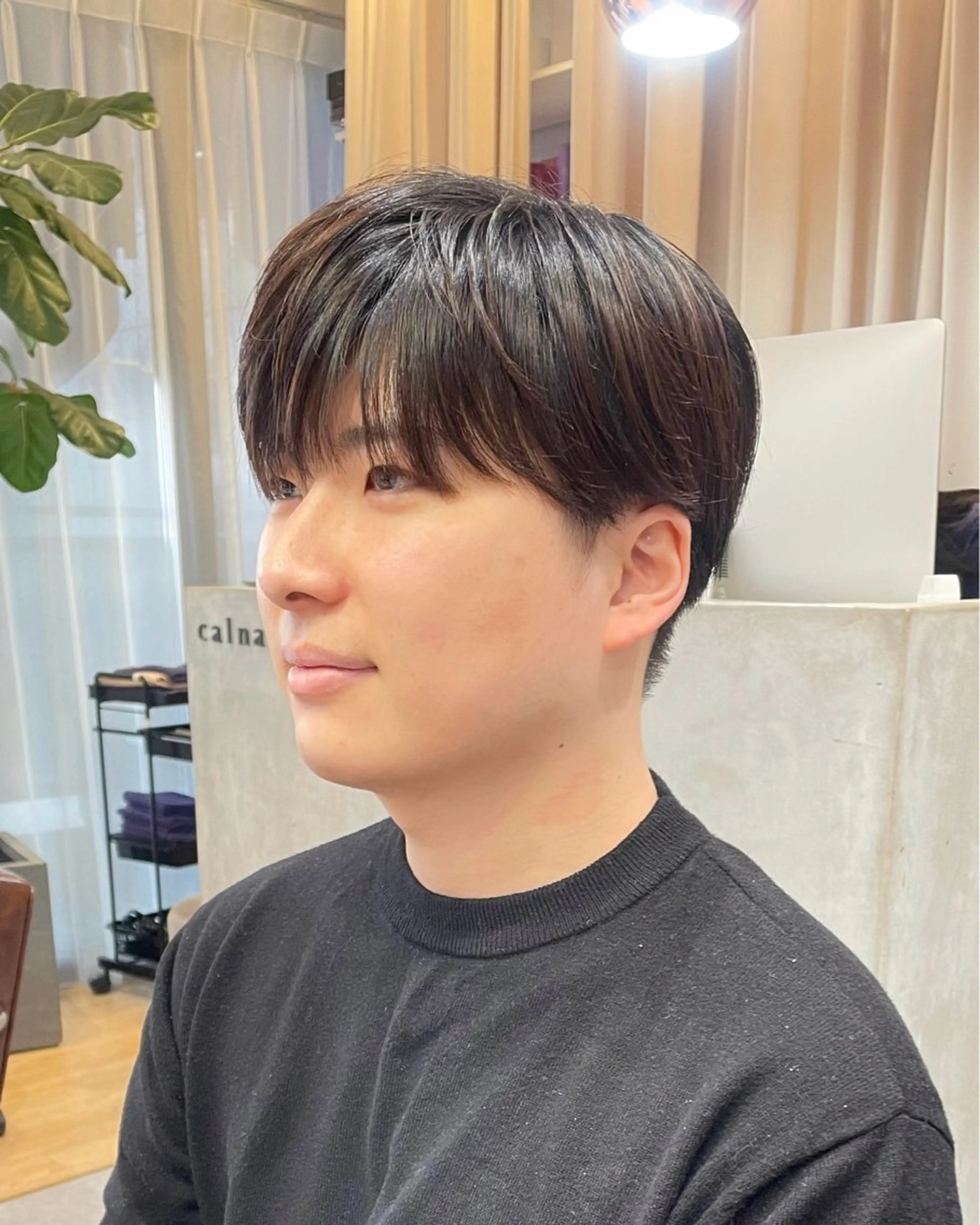 ショート メンズ calna by ELMO  上ノ井のヘアスタイル