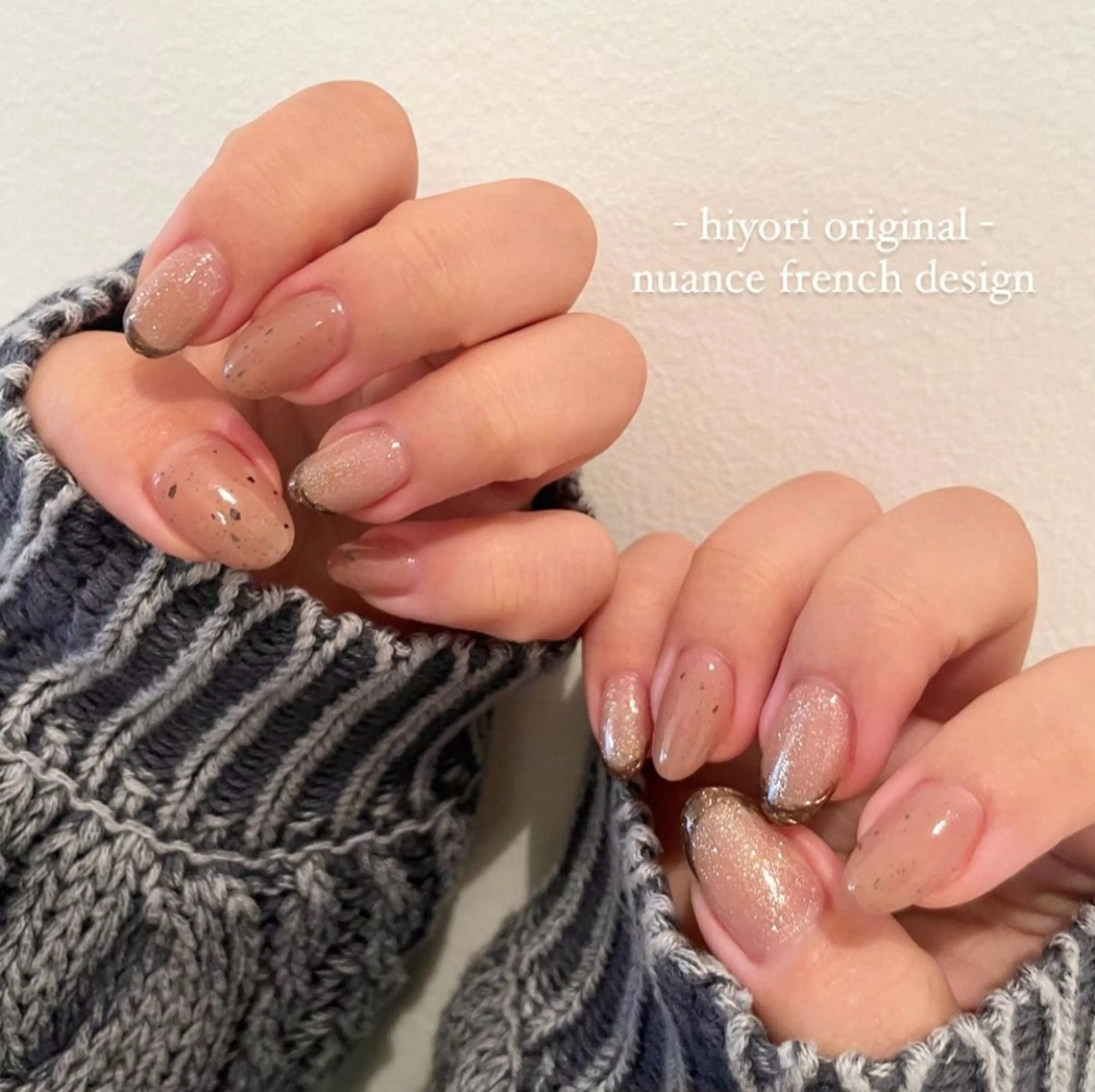 ネイル ニュアンスネイル ハンドネイル pétit hiyoriのネイルデザイン