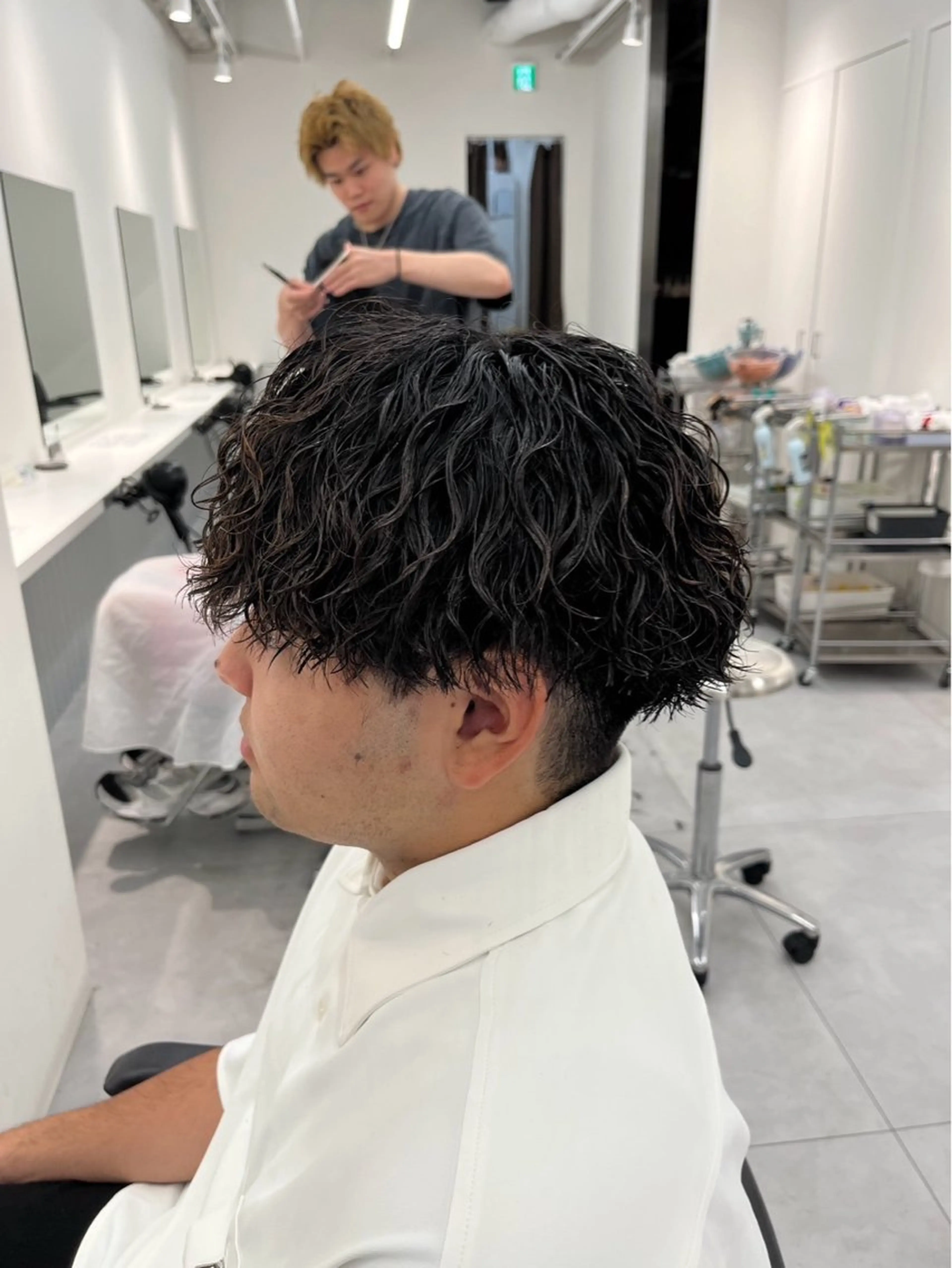 パーマ メンズ メンズパーマ ツイストスパイラルパーマ スパイラルパーマ メンズ専門/パーマ 特化/栄/北出瑞貴のヘアスタイル