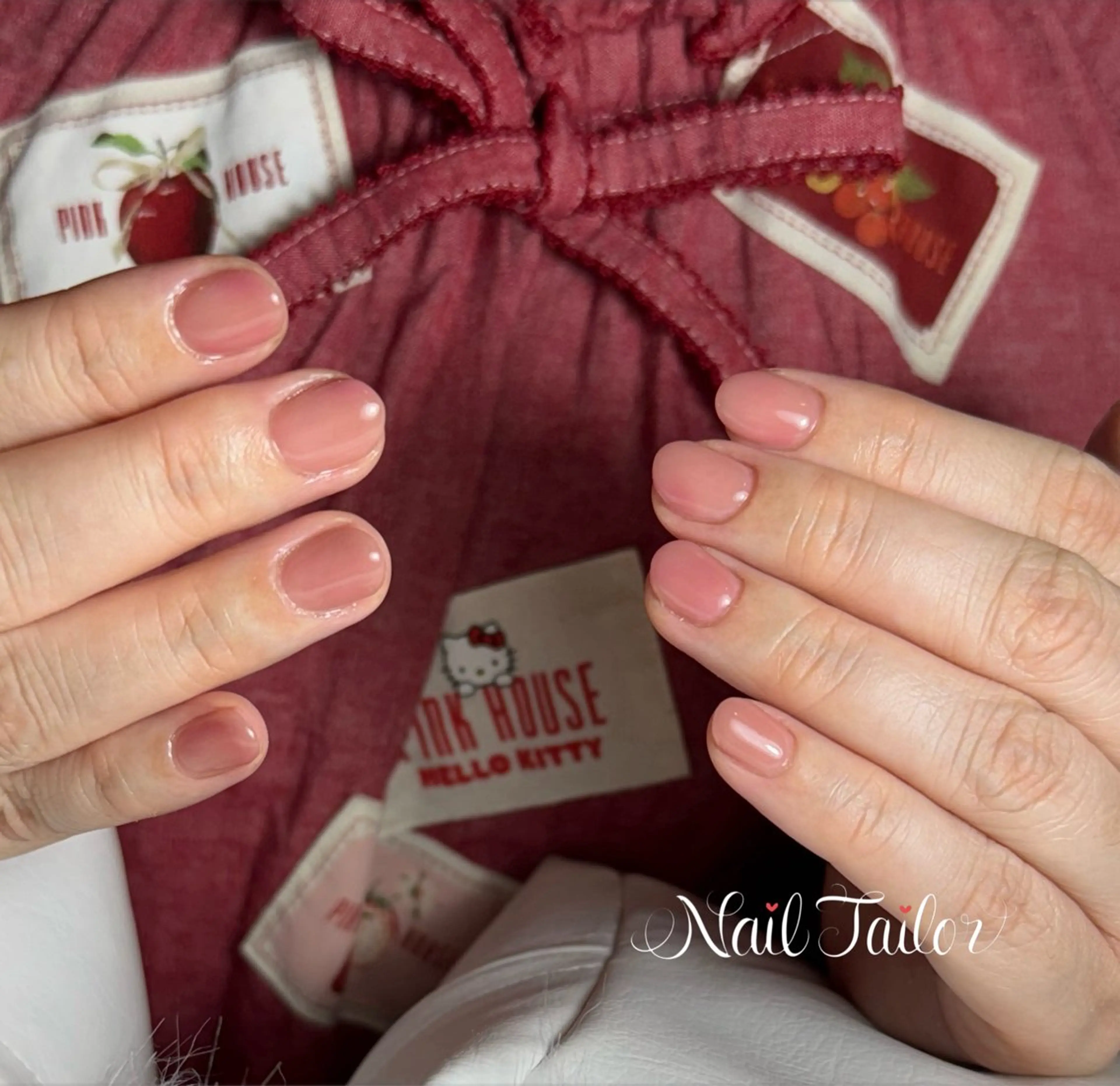 ネイル ジェルネイル オフィスネイル ワンカラーネイル ハンドネイル NailTailor ネイルテイラーのネイルデザイン