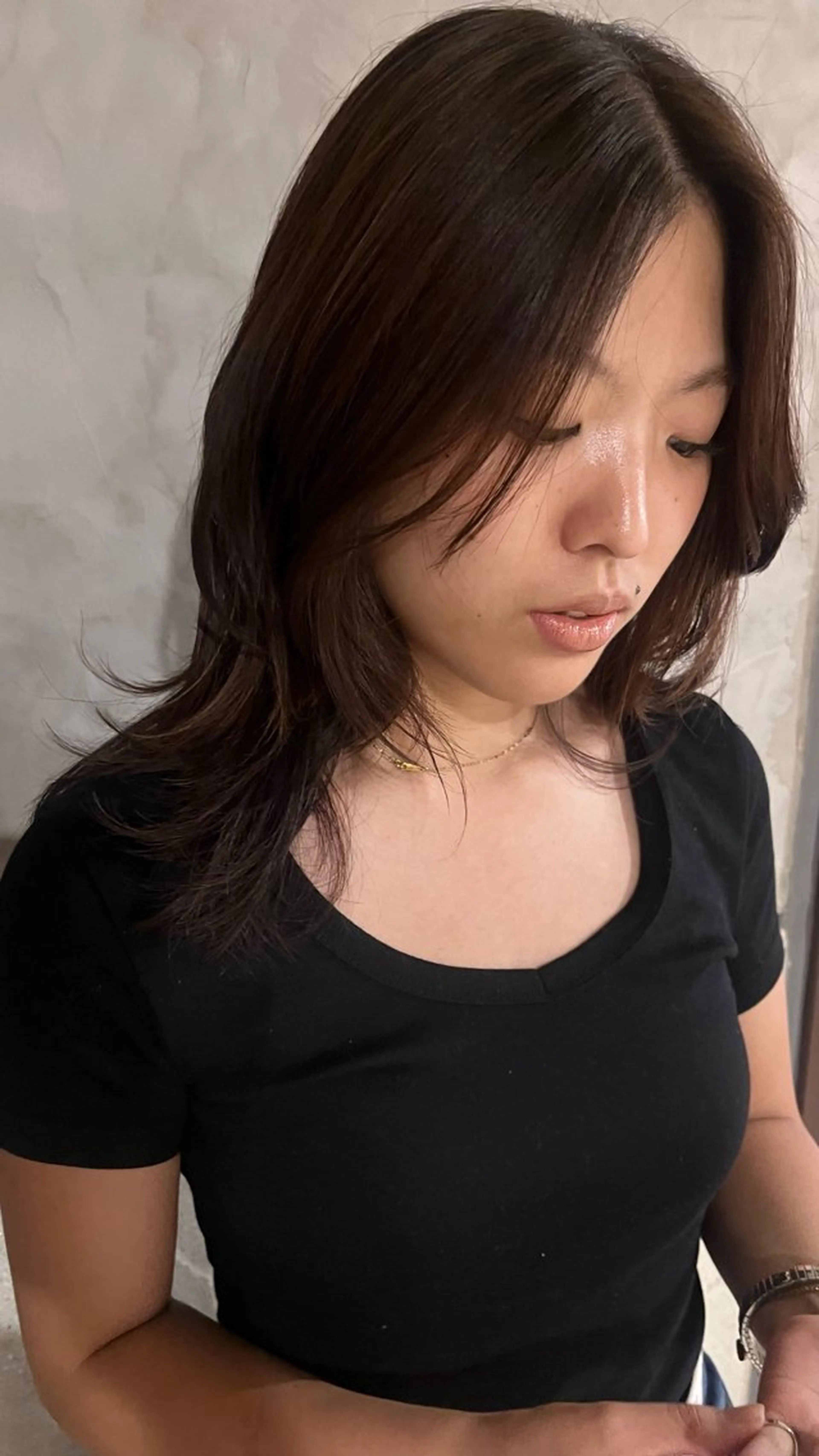 セミロング niche所属・niche くるみ🩰のヘアスタイル