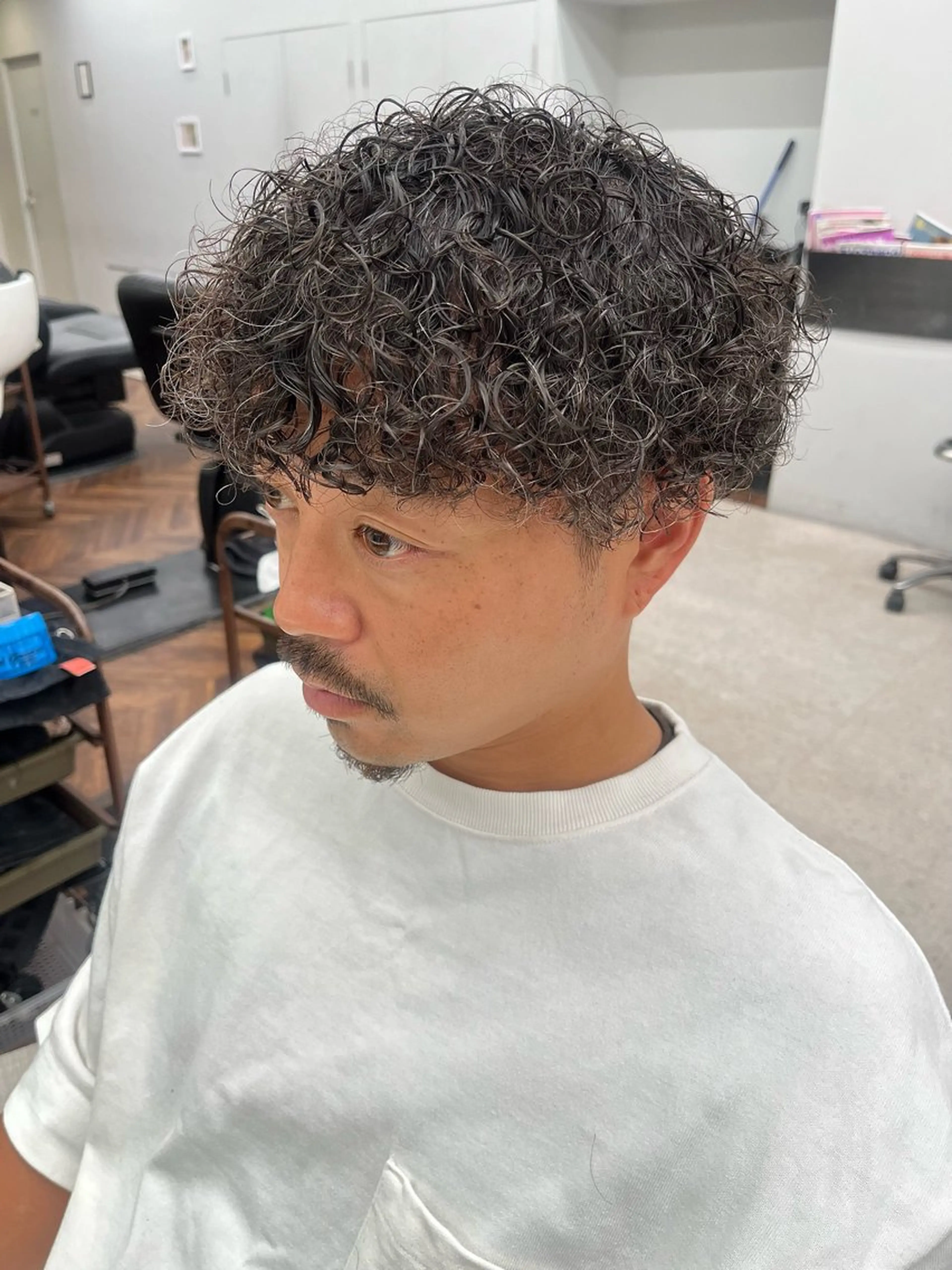 パーマ メンズ カット パーマ 🍐シャドウパーマ メンズ特化/守岡🍐のヘアスタイル