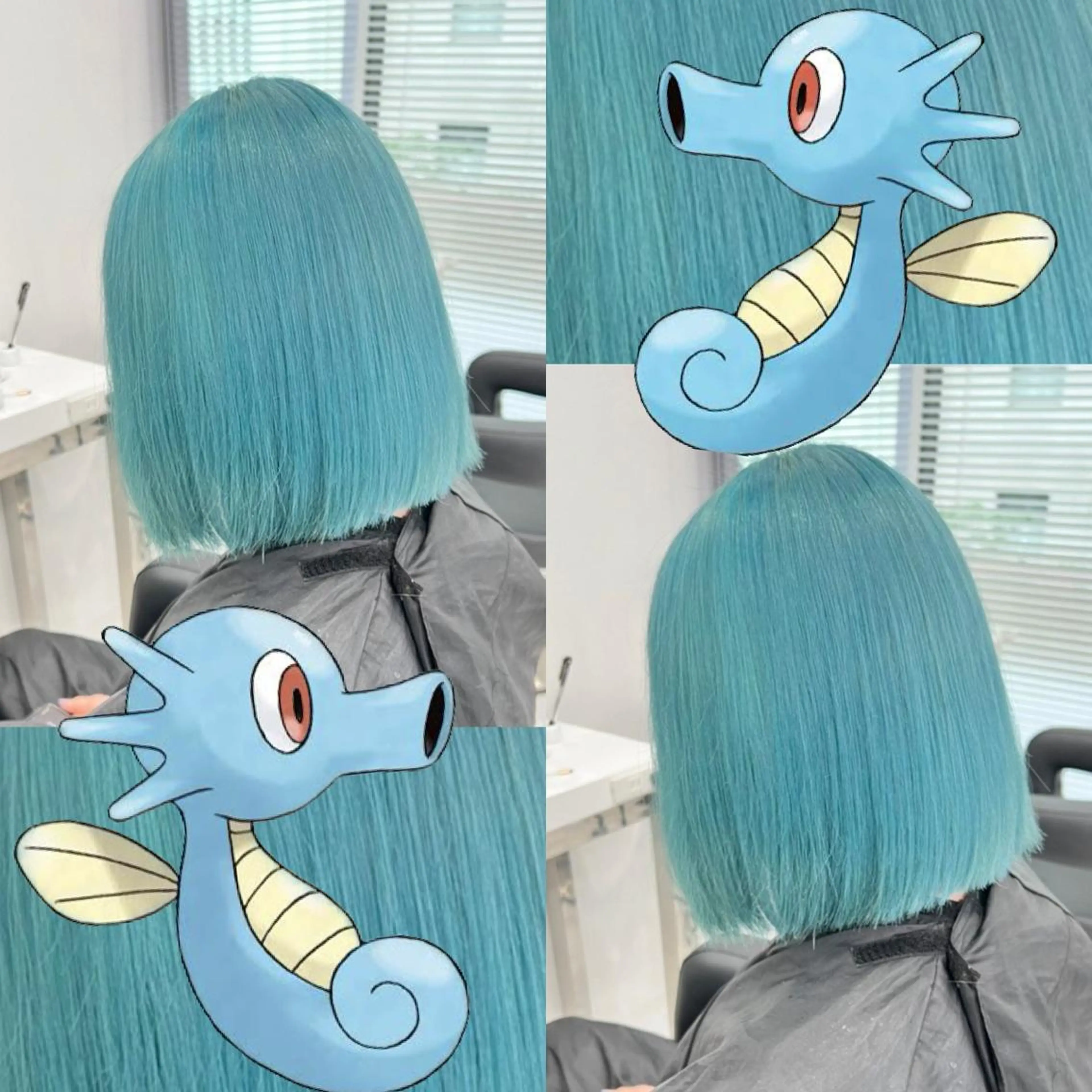 ミディアム コテ巻き風パーマ 🦋にこ🦋のヘアスタイル