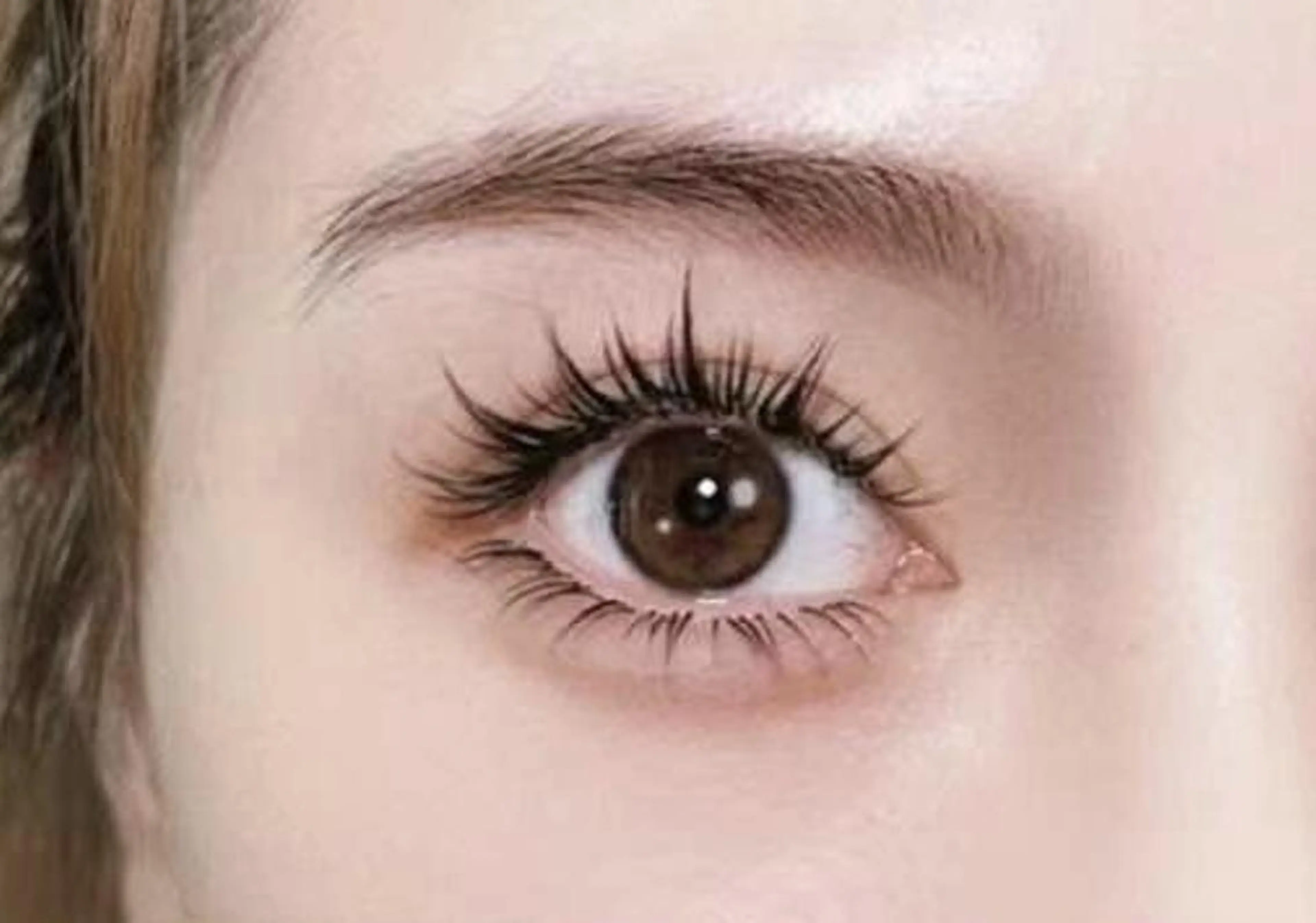 「漫画キャラクター」漫画の“描いたような”まつ毛に120本￥5980の写真